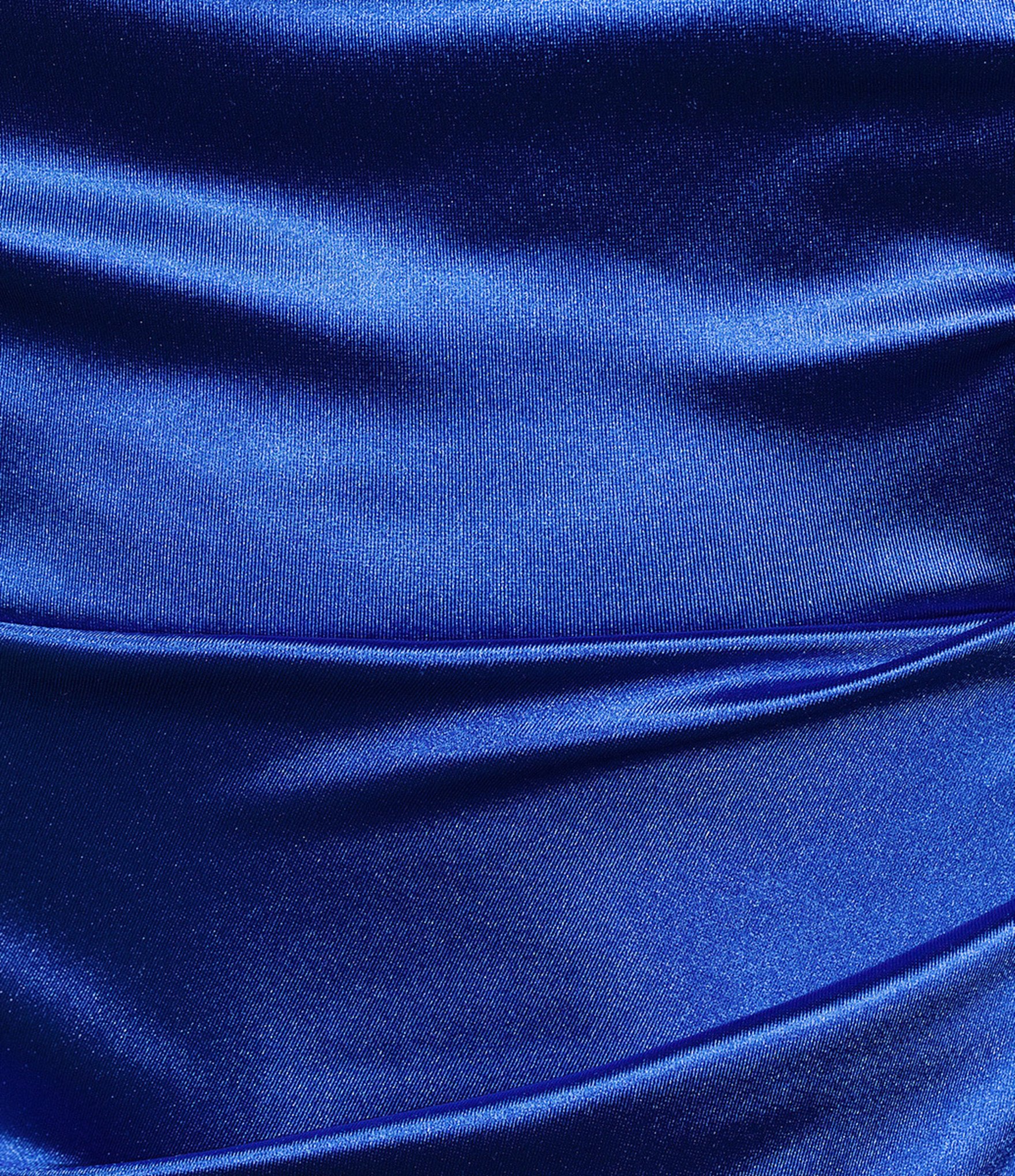Honey and Rosie Drape Neck Side Pleat Envelope Hem Midi Dress