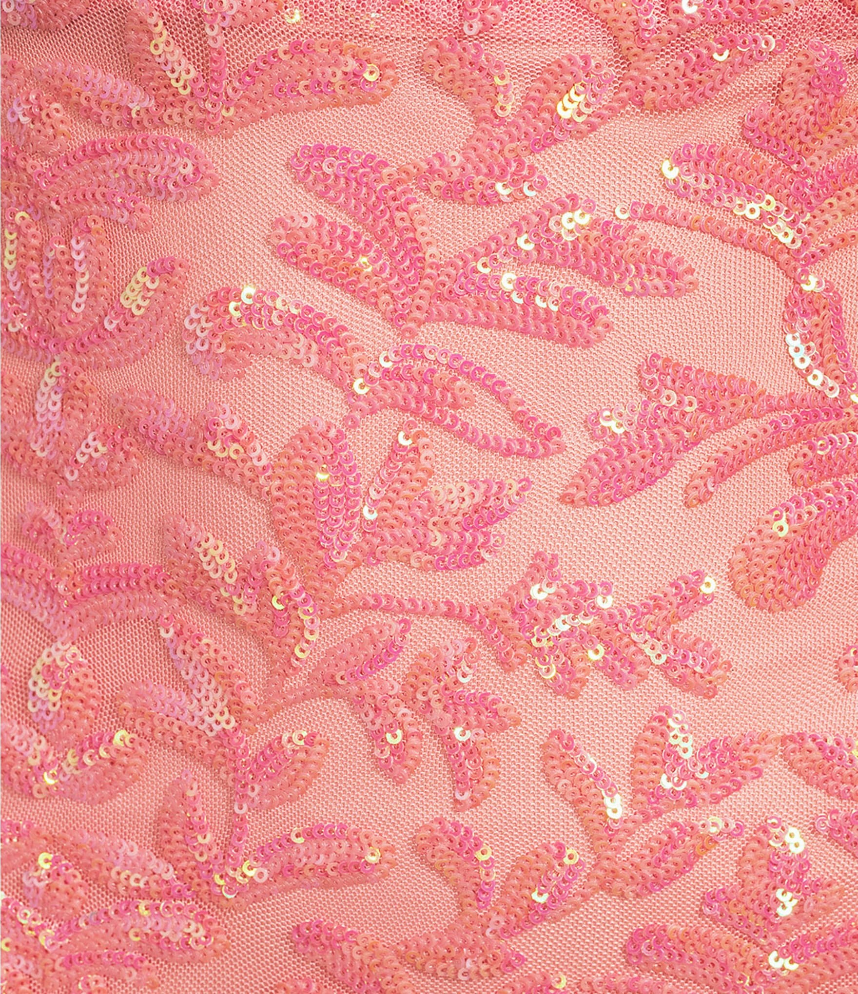 Honey and Rosie Pattern Sequin One Shoulder Double Strap Bodycon Dress