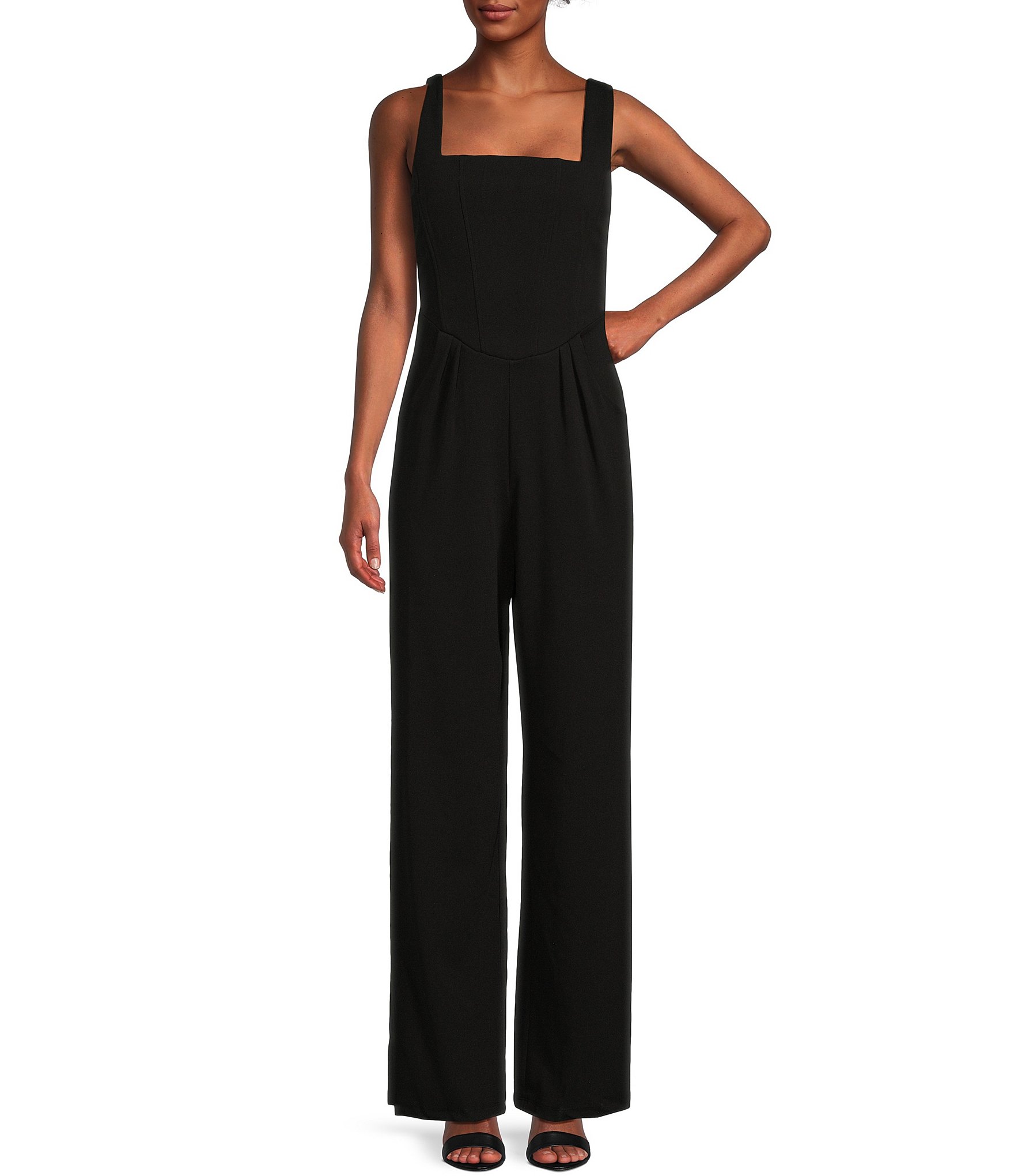 black jumpsuit: Juniors' Jumpsuits