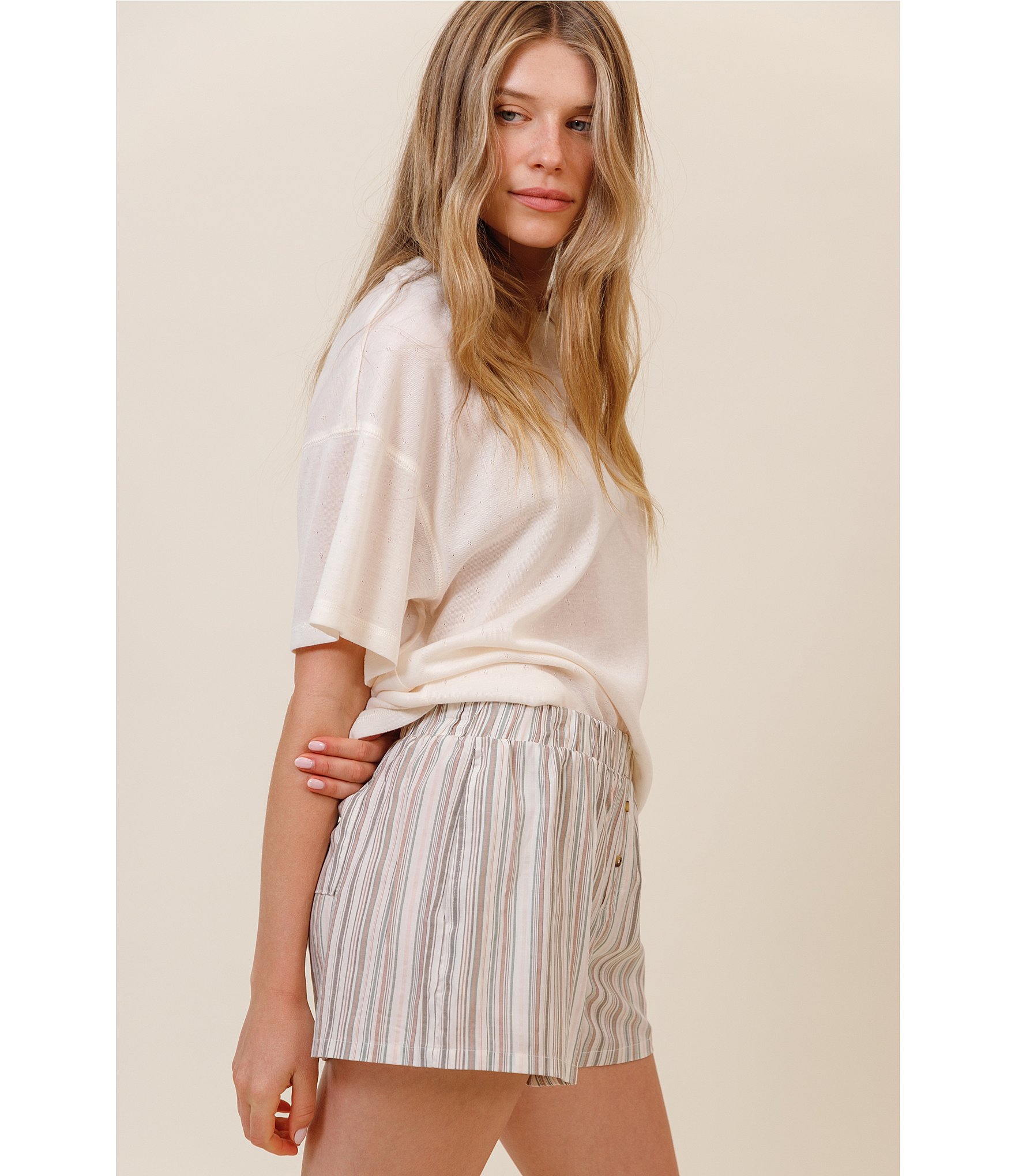 Honeydew Intimates Hangout Pointelle Solid Sleep Top