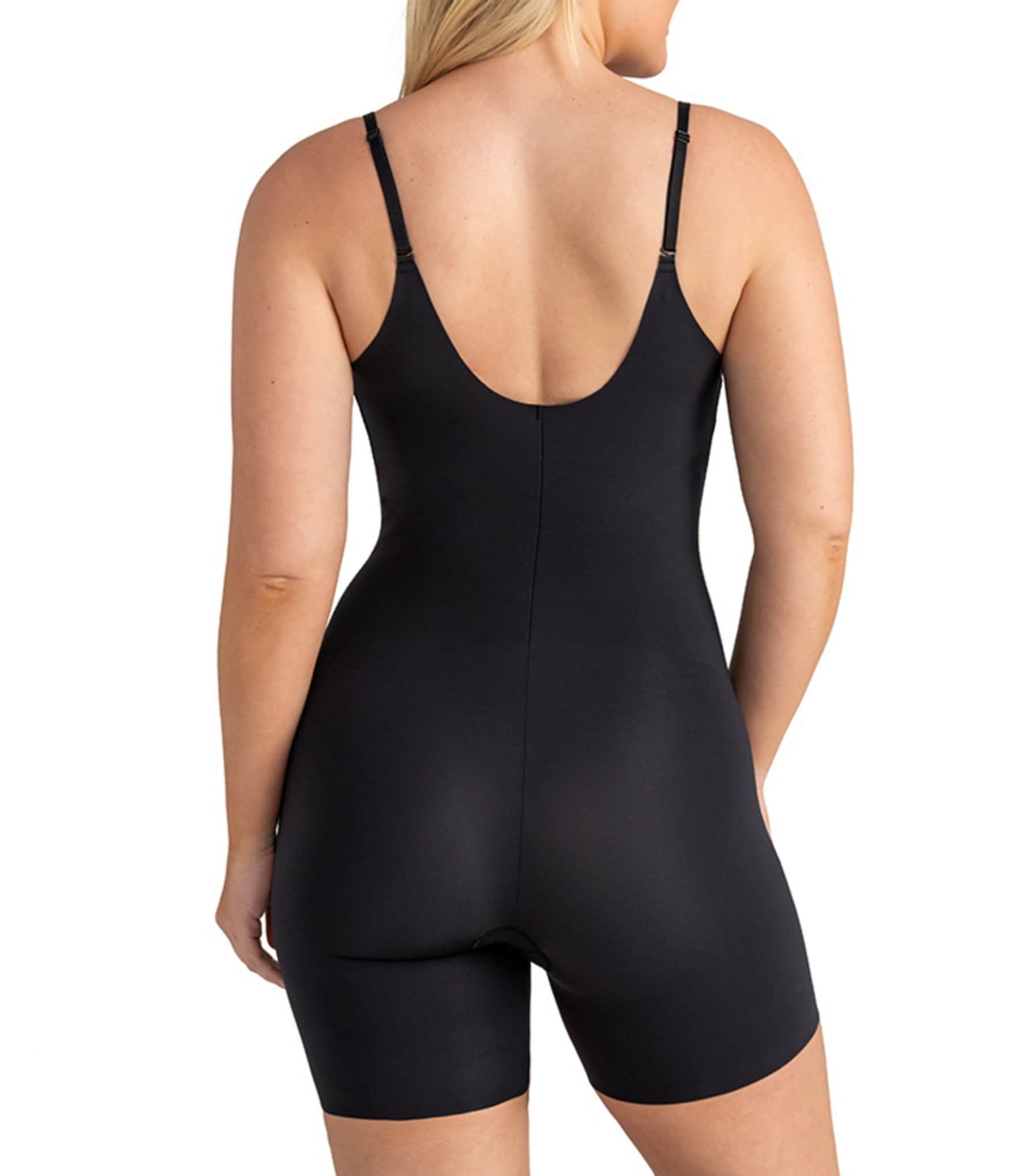 Honeylove Open-Bust Mid-Thigh Bodysuit