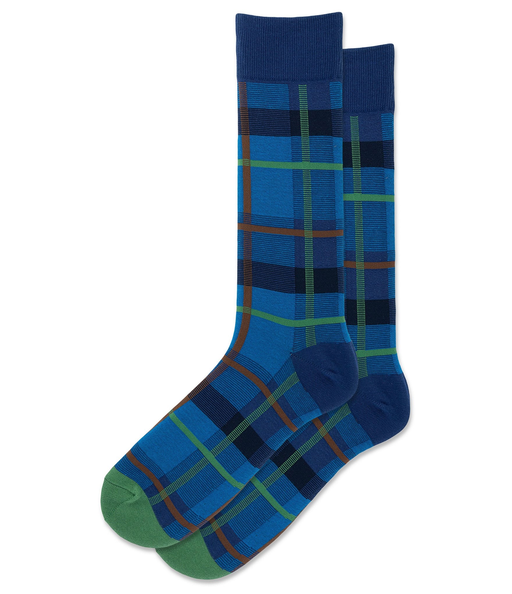 Hot Sox Plaid Crew Socks | Dillard's