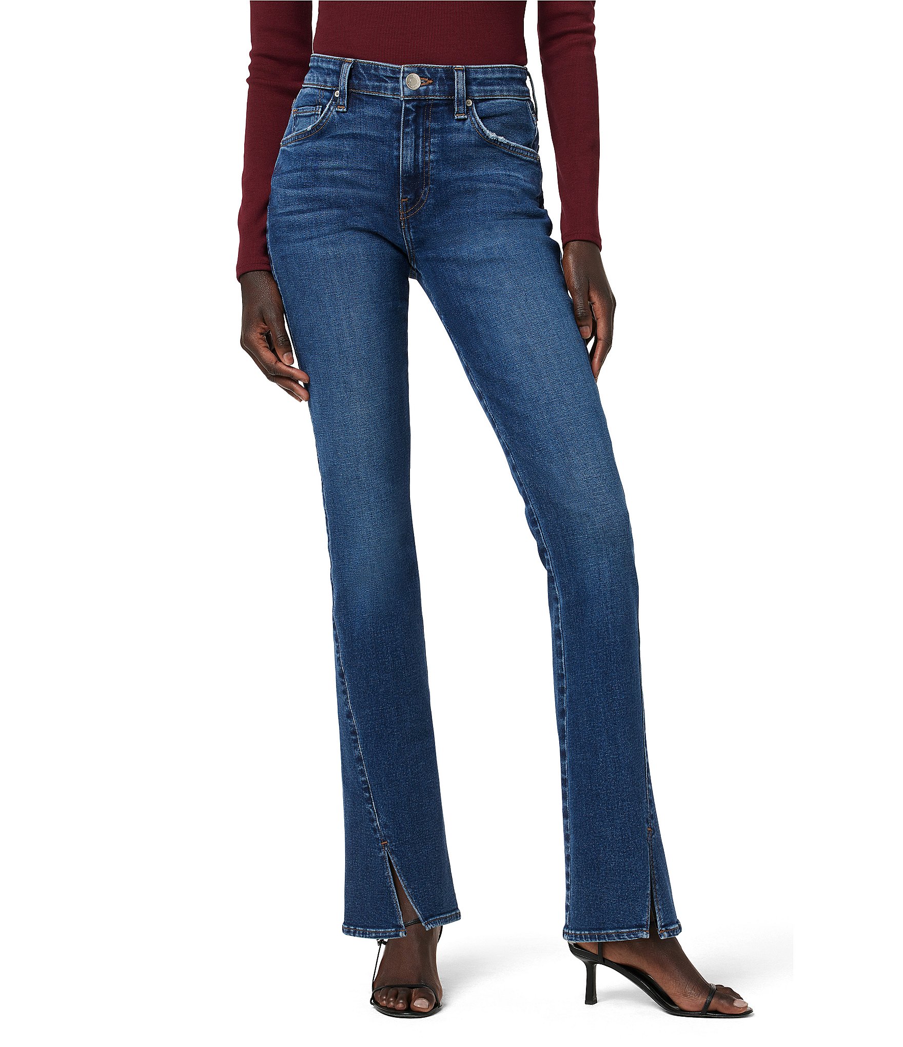Hudson Jeans Barbara High Rise Baby Bootcut Jeans | Dillard's