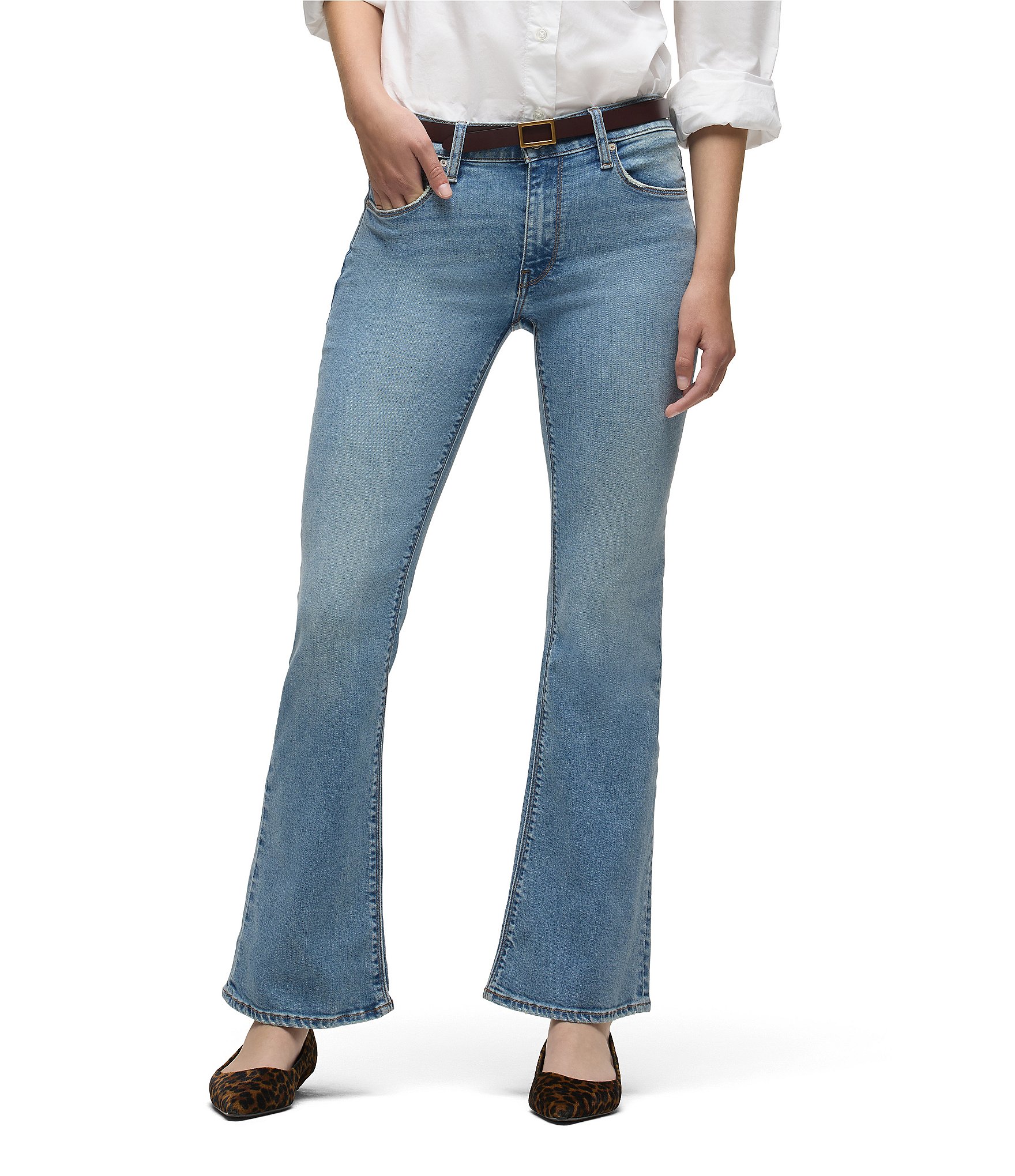Jean Crop Blanc Hudson Muse - Taille 24, Neuf Avec Étiquette - Coupe Mid Rise