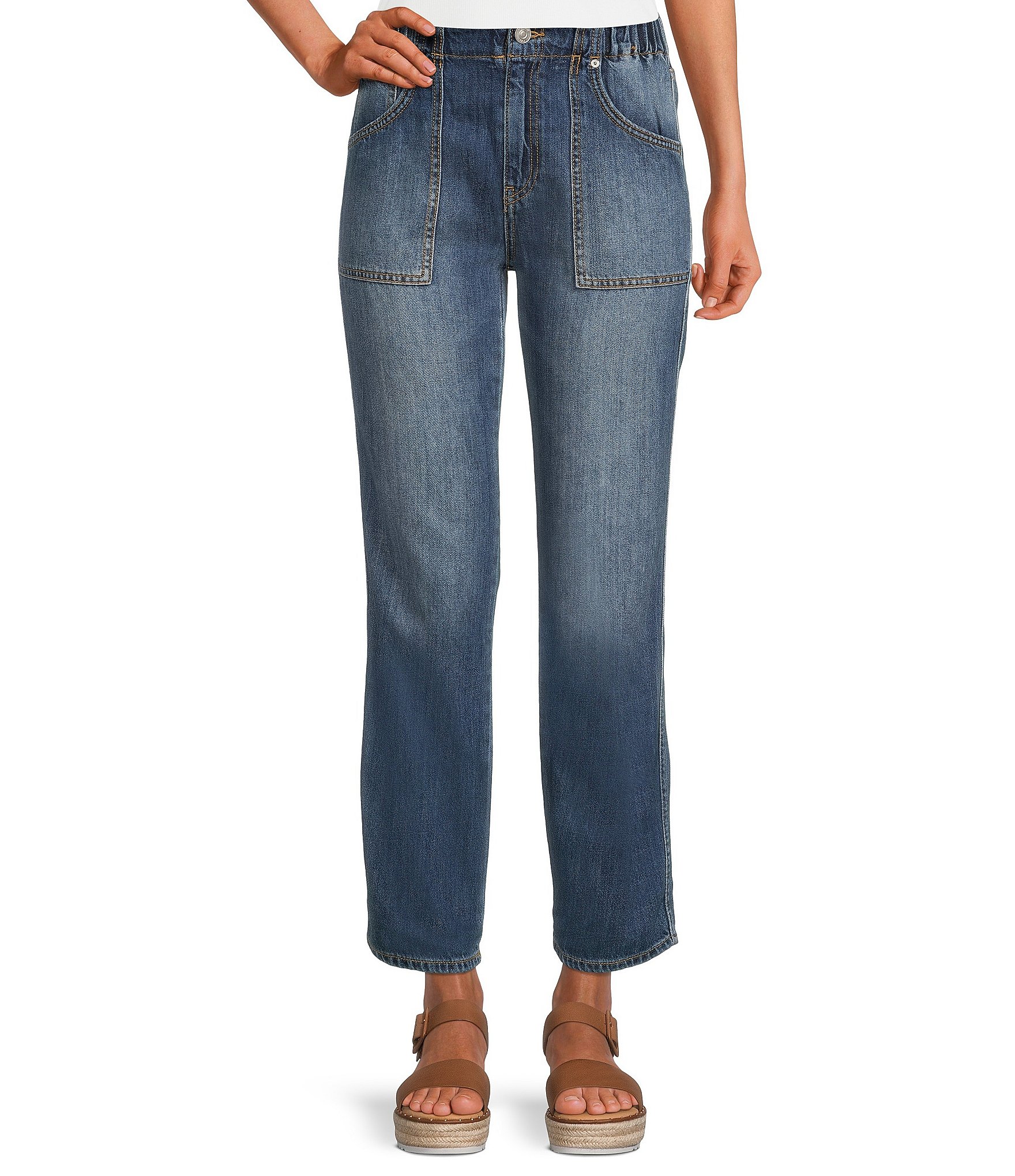 Hudson Jeans Remi High Rise Straight Leg Ankle Jeans | Dillard's