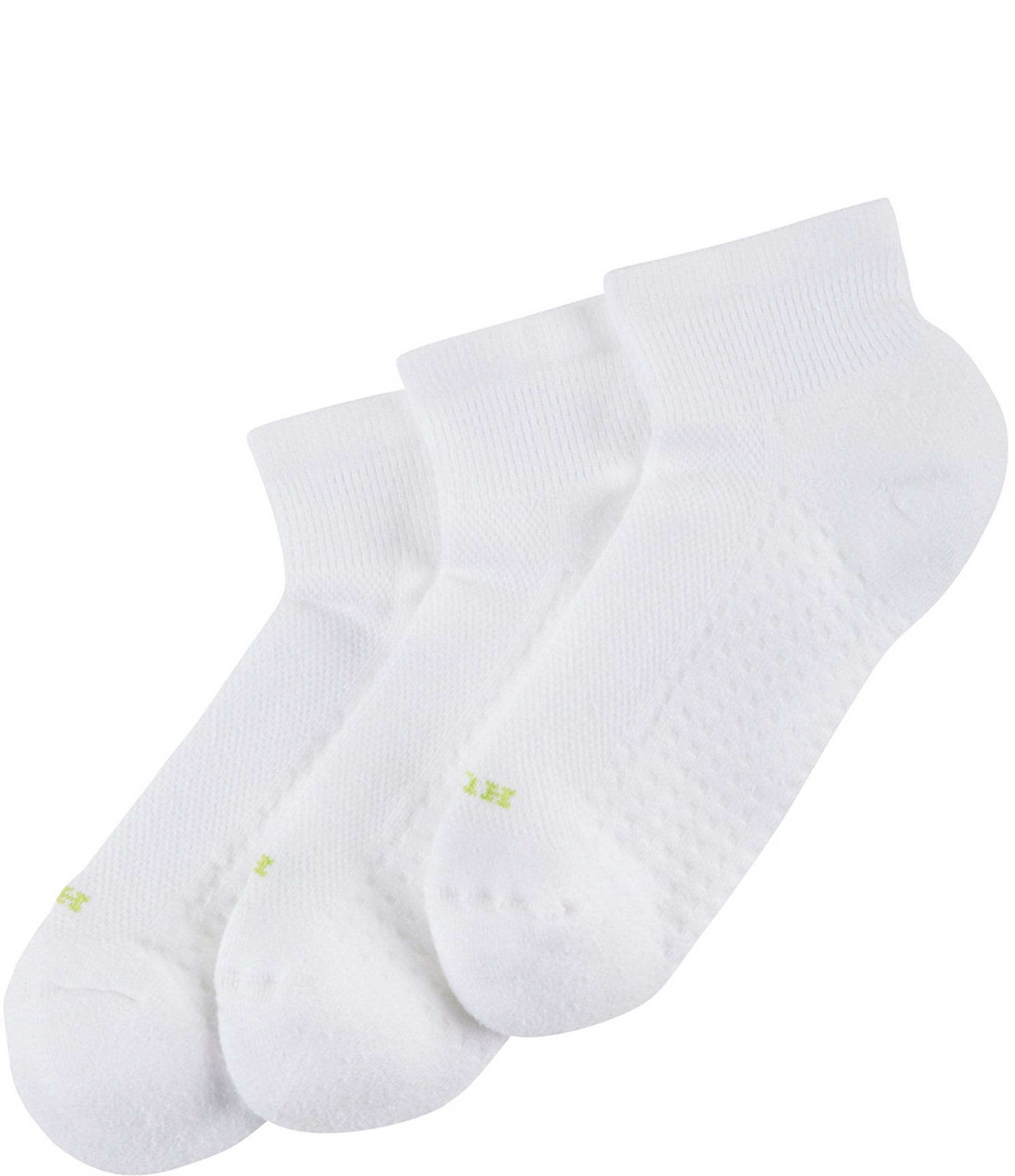 Women's Anti-Blister Moisture Wicking Athletic Ankle Quarter Cushion Cotton  Socks White 6 Pairs