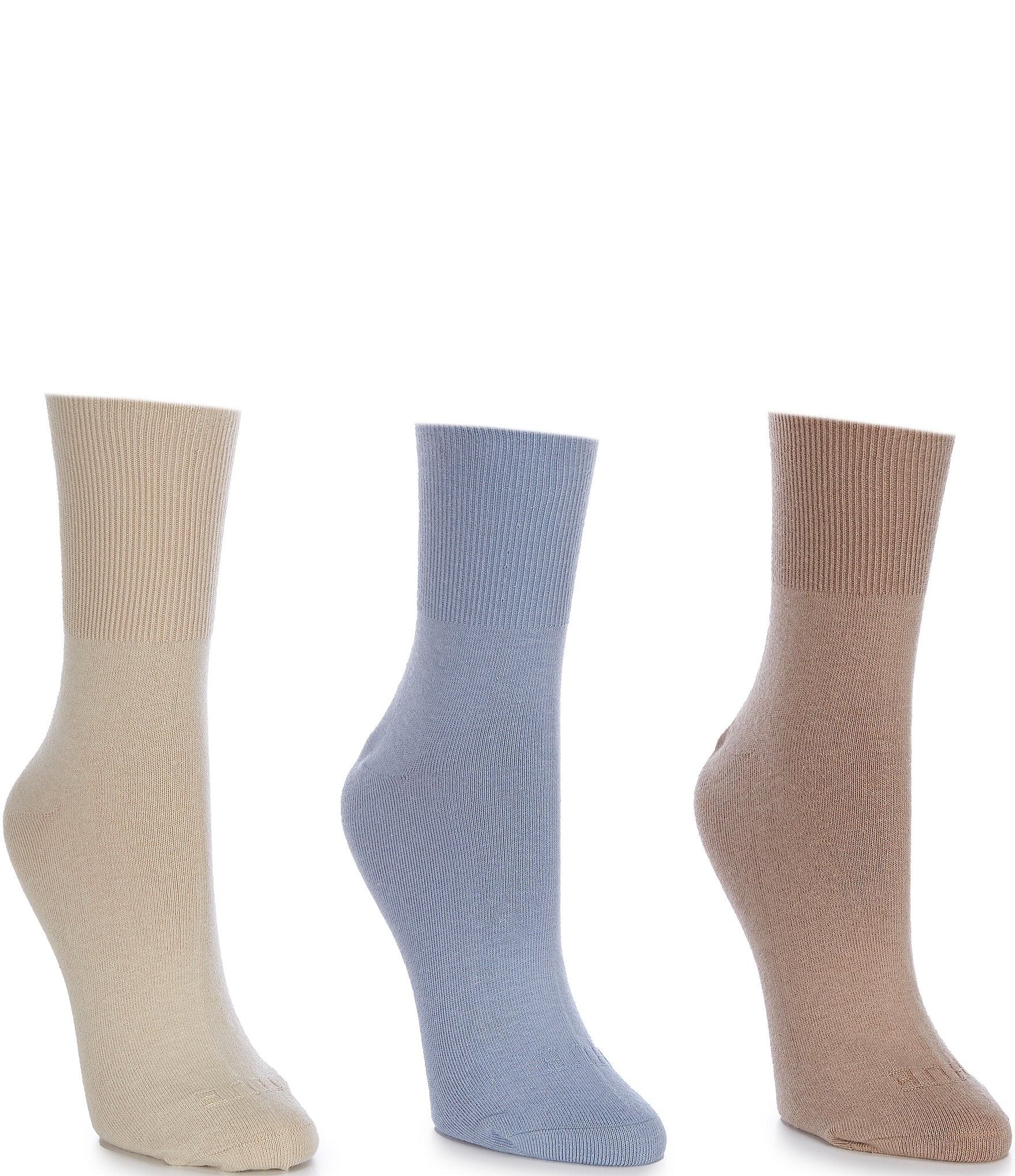 HUE Bobby 3pk Crew Sock