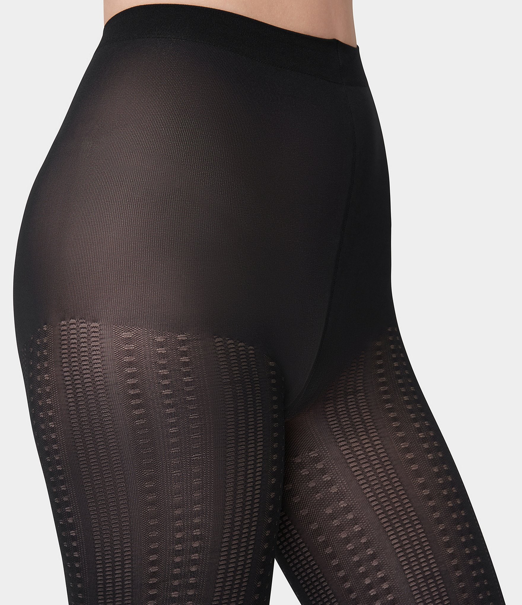 HUE Geo Stripe Tights