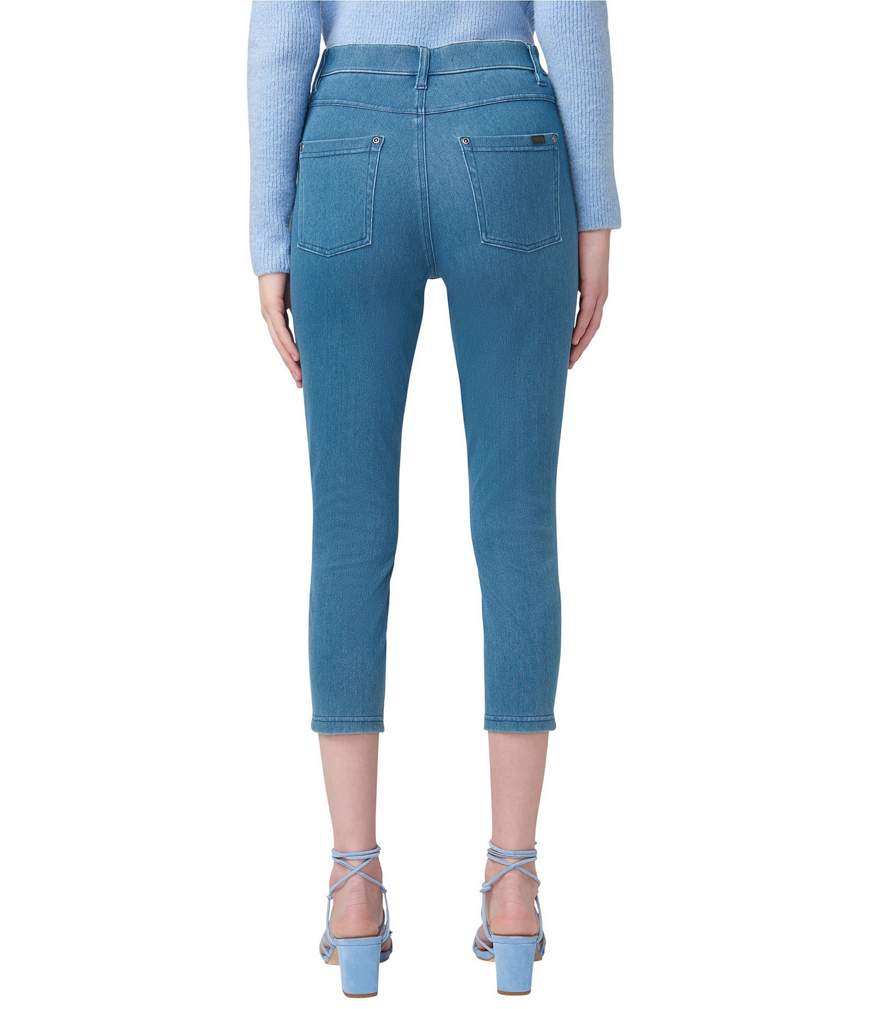 HUE Hi-Rise Ultra Soft Denim Capri Leggings
