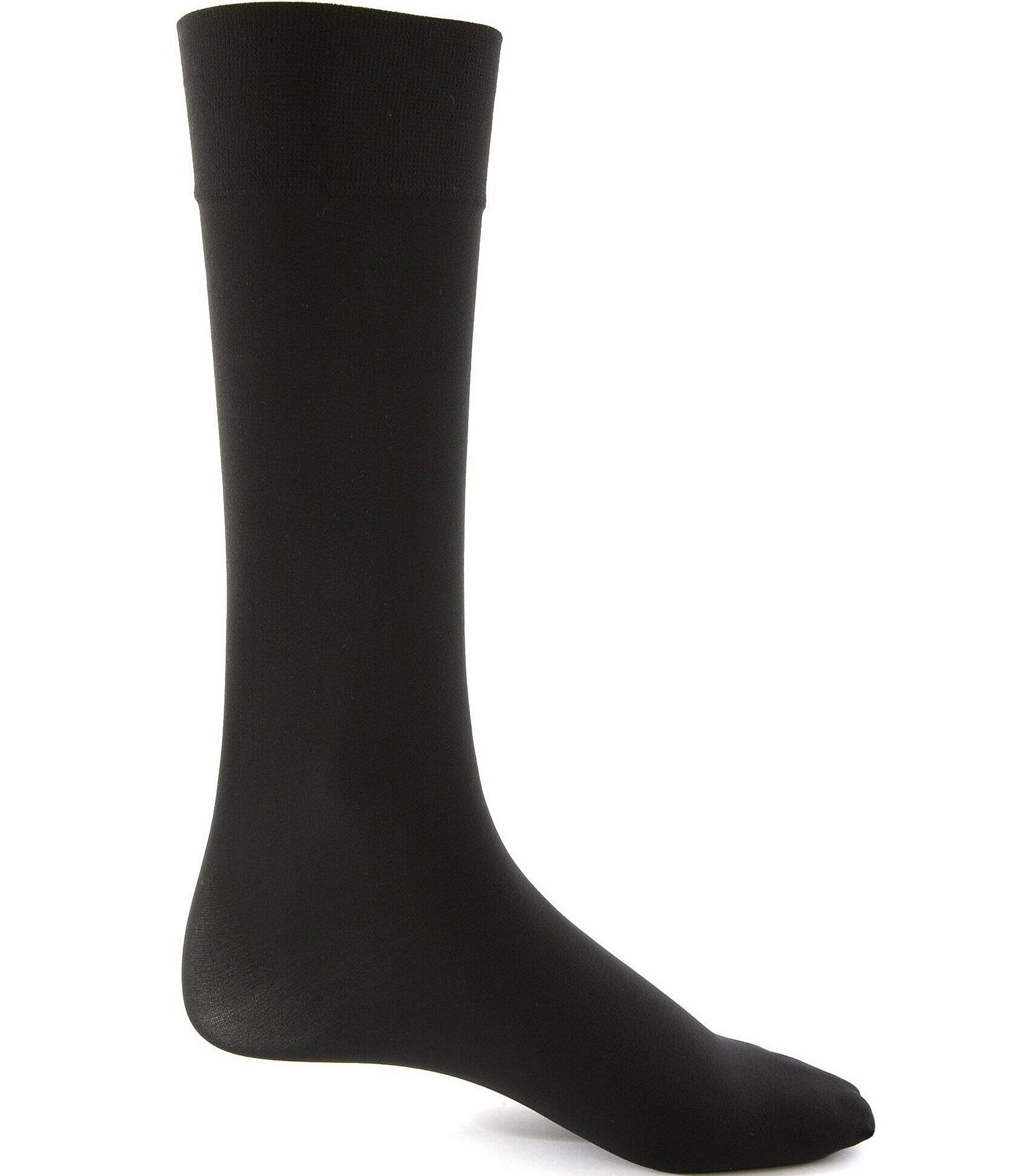 On The Go Womens Opaque Black Trouser Knee High Socks 3 pack  Walmartcom