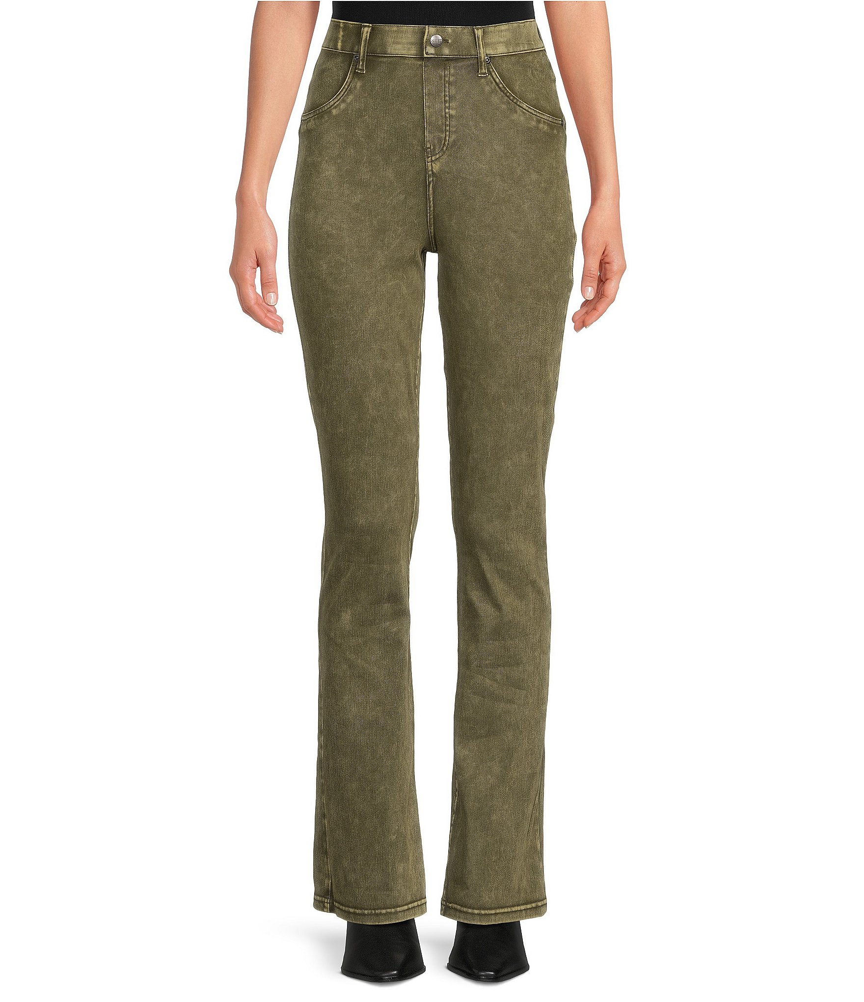 HUE Ultra Soft Denim Baby Bootcut Jeggings