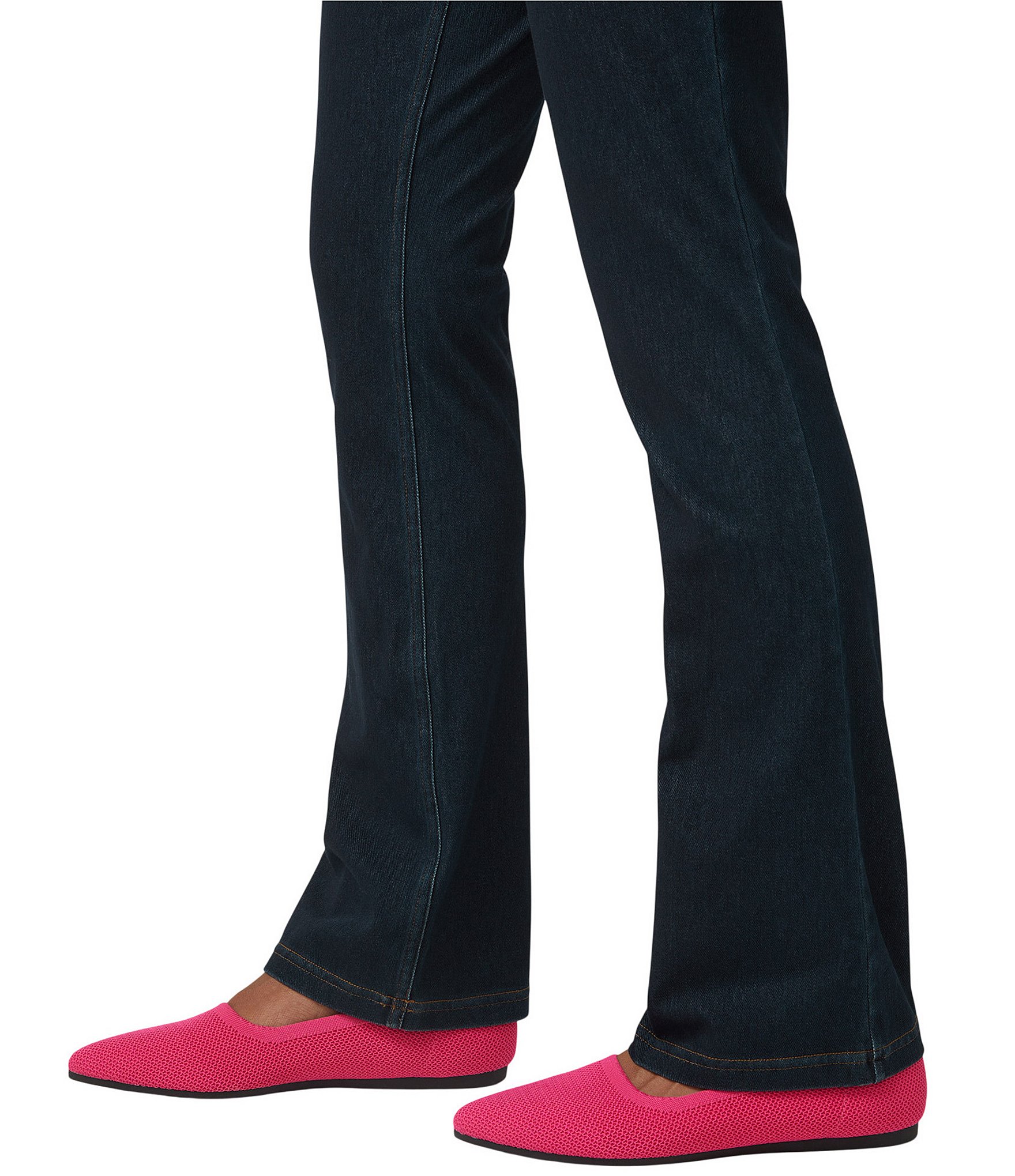 HUE Ultra Soft Denim Baby Bootcut Jeggings