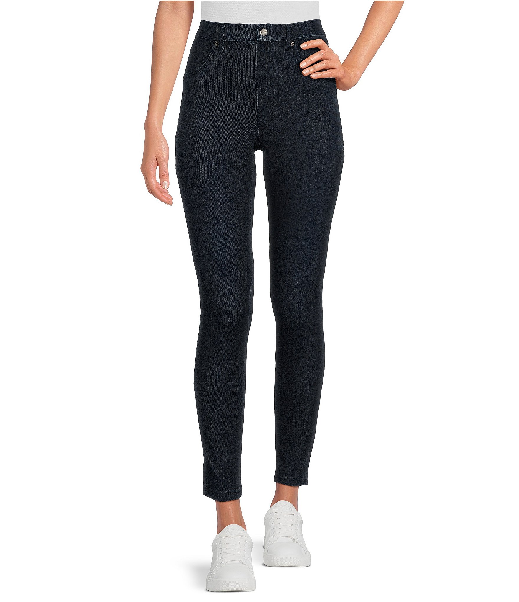 HUE Ultra Soft High Waisted Denim Jeggings