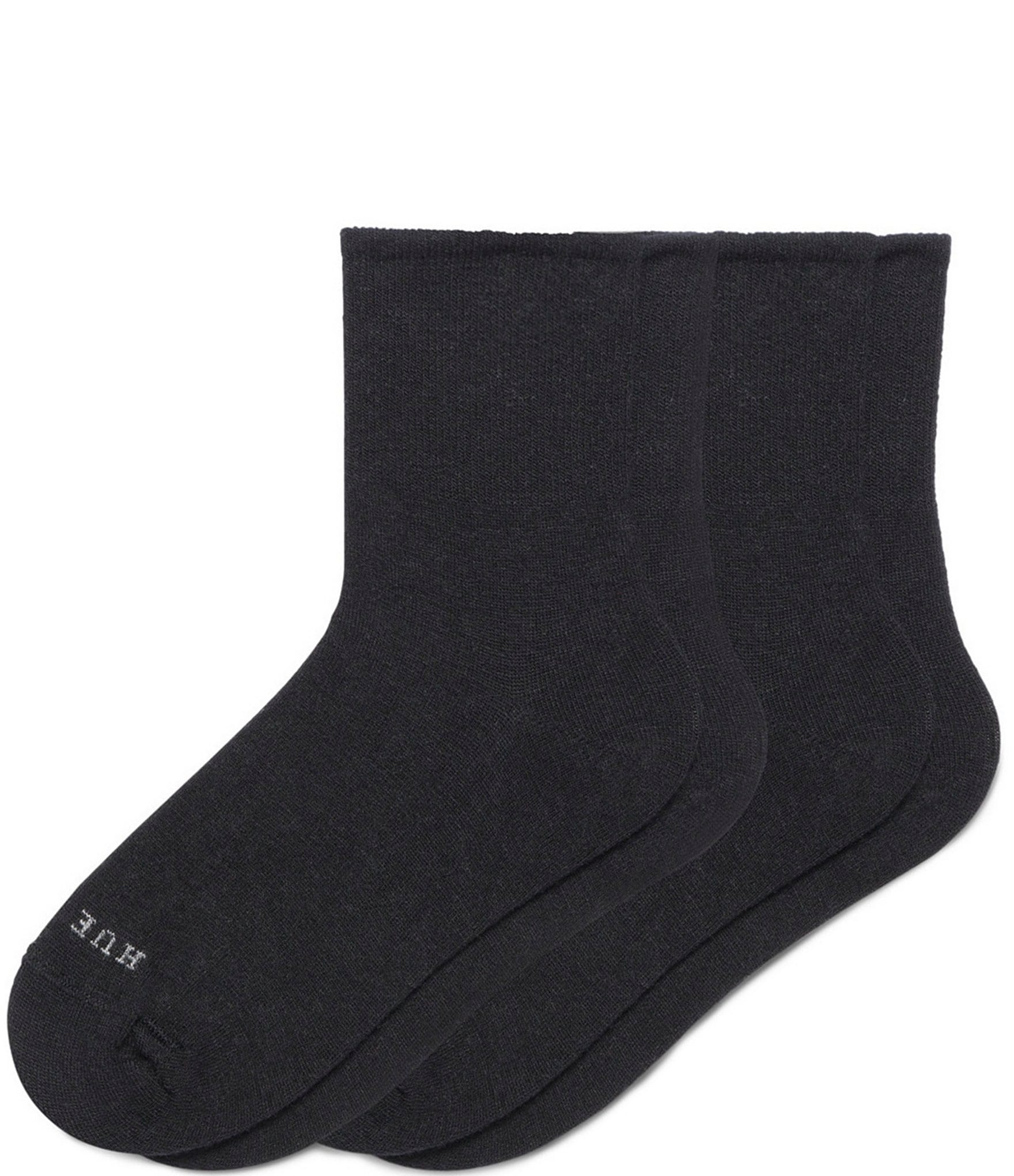 HUE Wool Blend Mini Crew Socks, 2 Pack | Dillard's