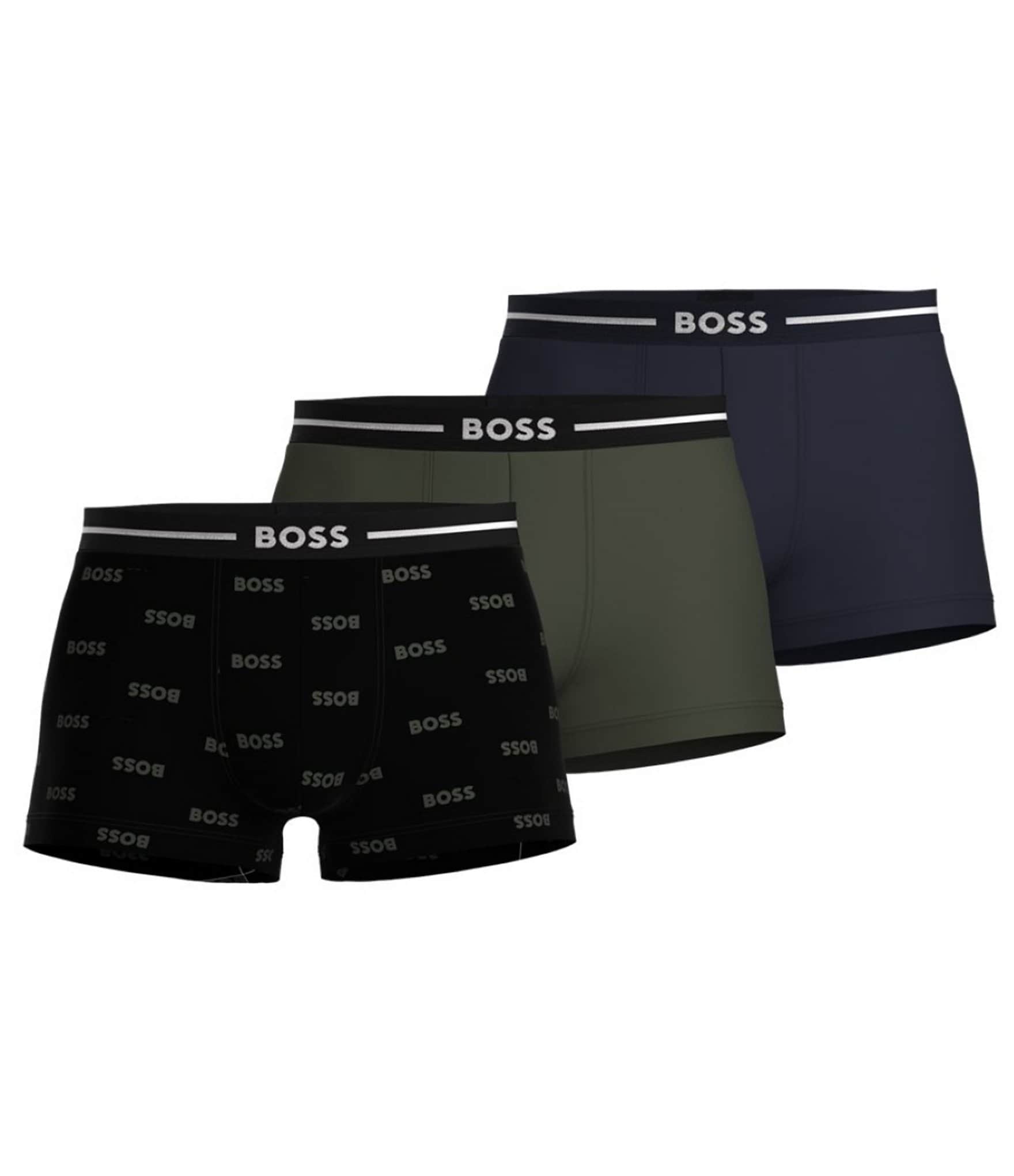 Hugo Boss Bold Design Trunks 3-Pack | Dillard's