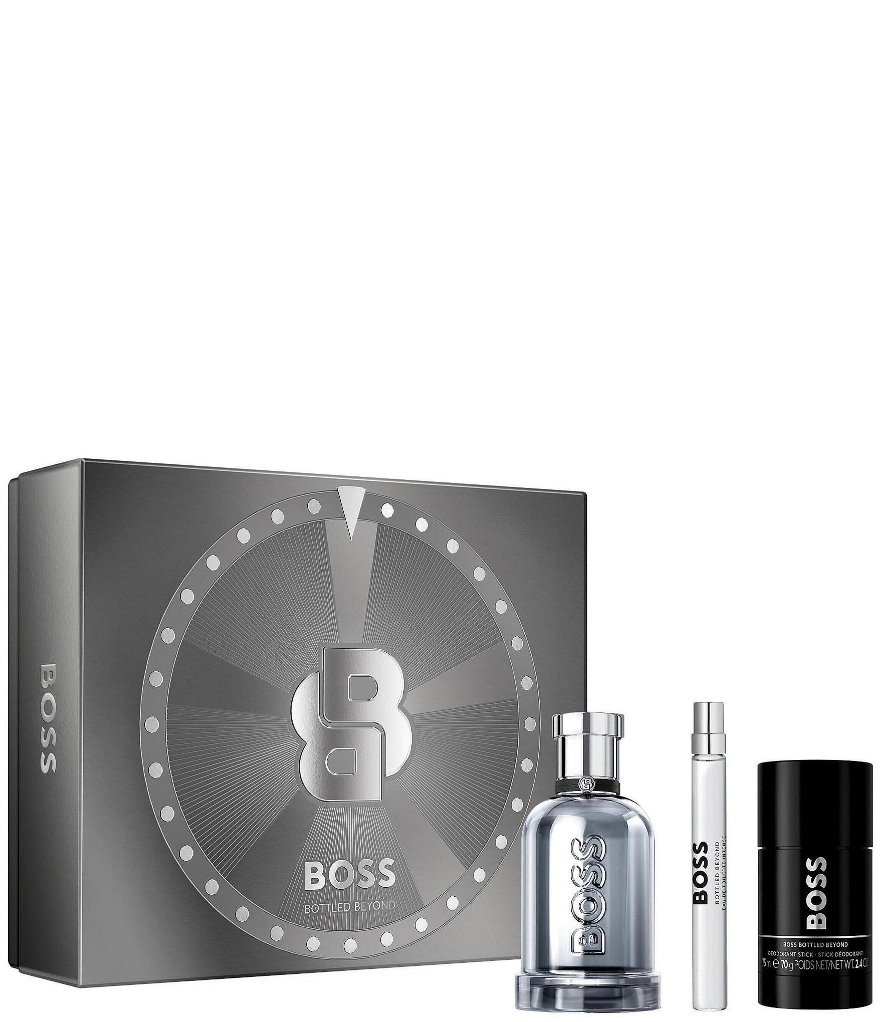 Hugo Boss Boss Bottled Beyond Eau de Toilette Intense Cologne & Deodorant Stick 3-Piece Gift Set