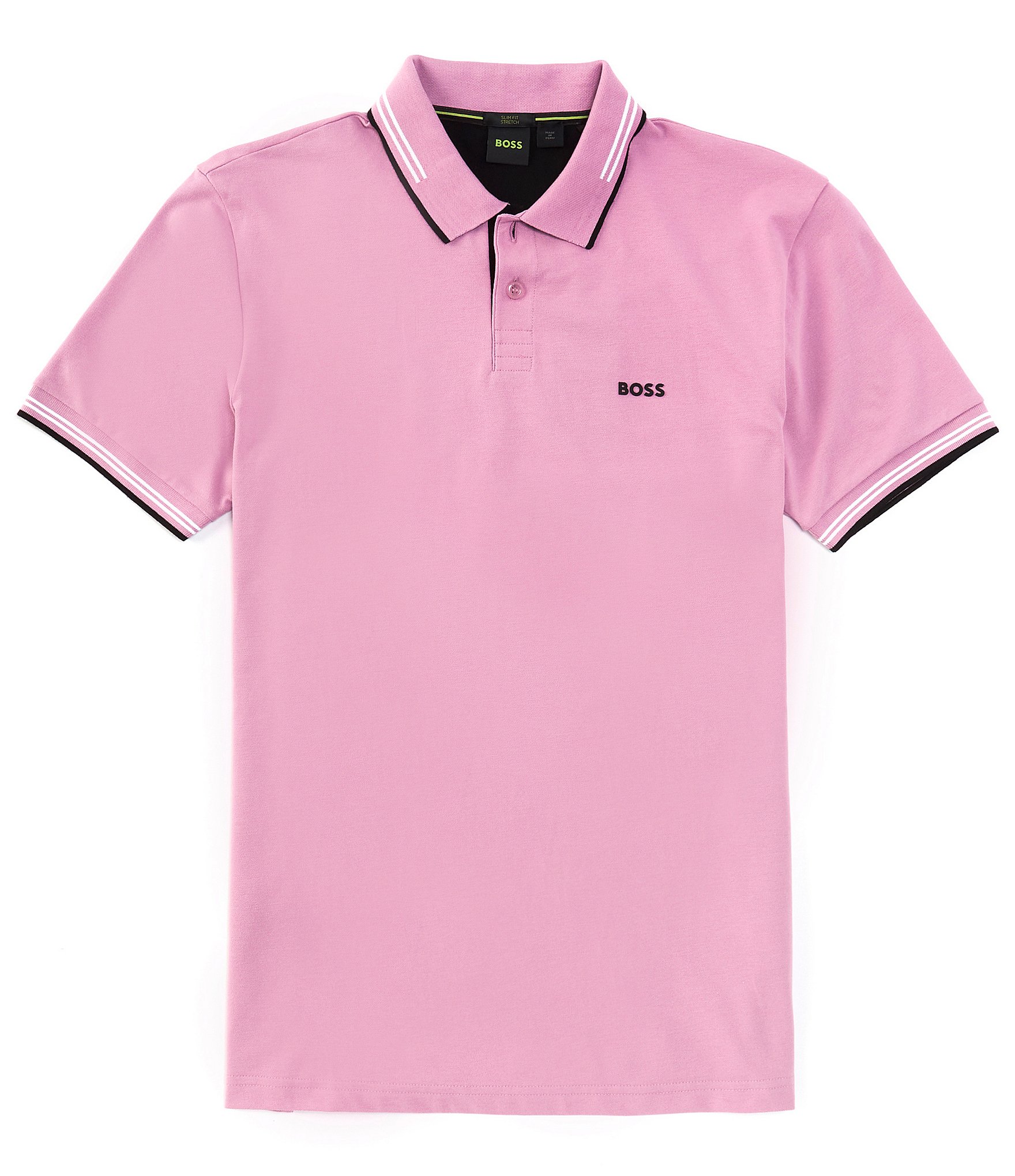 Hugo Boss BOSS Slim-Fit Stretch Paul Short Sleeve Polo Shirt