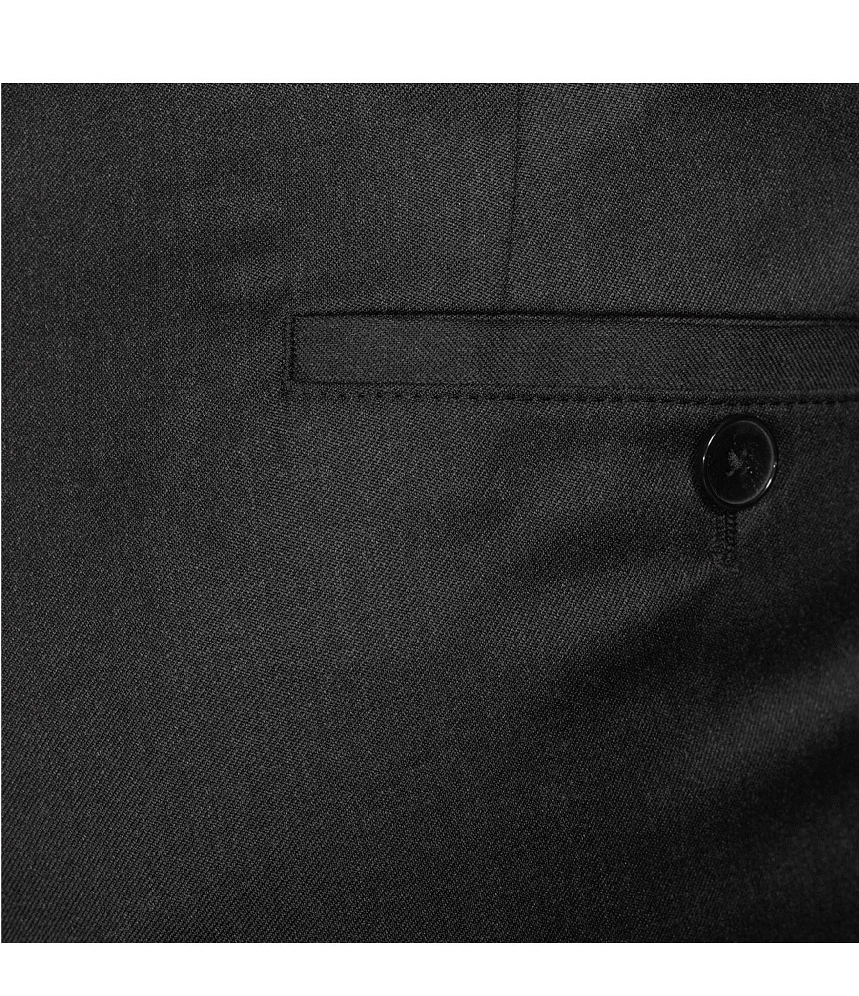 Hugo Boss Genius Slim Fit Flat Front Dress Pants