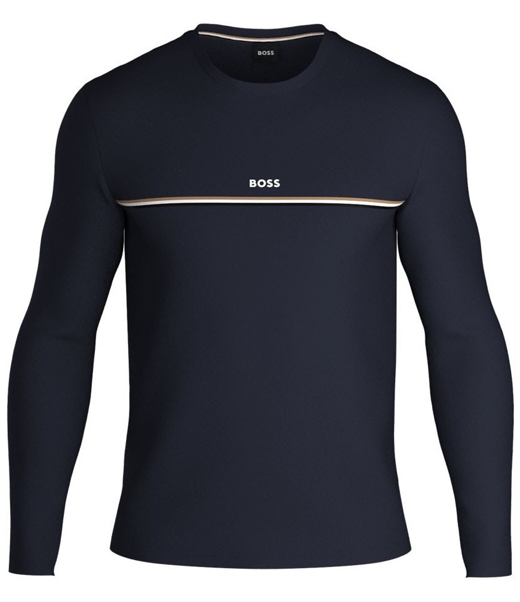 Hugo boss long sleeve top sales