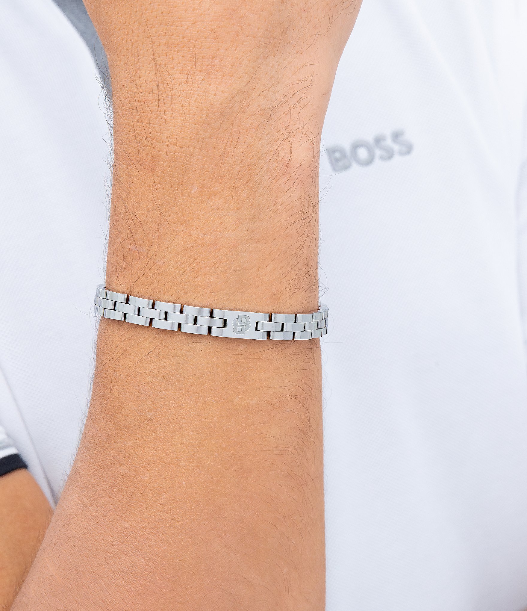 Hugo Boss Men's Archer Stainless Steel Chain Bracelet