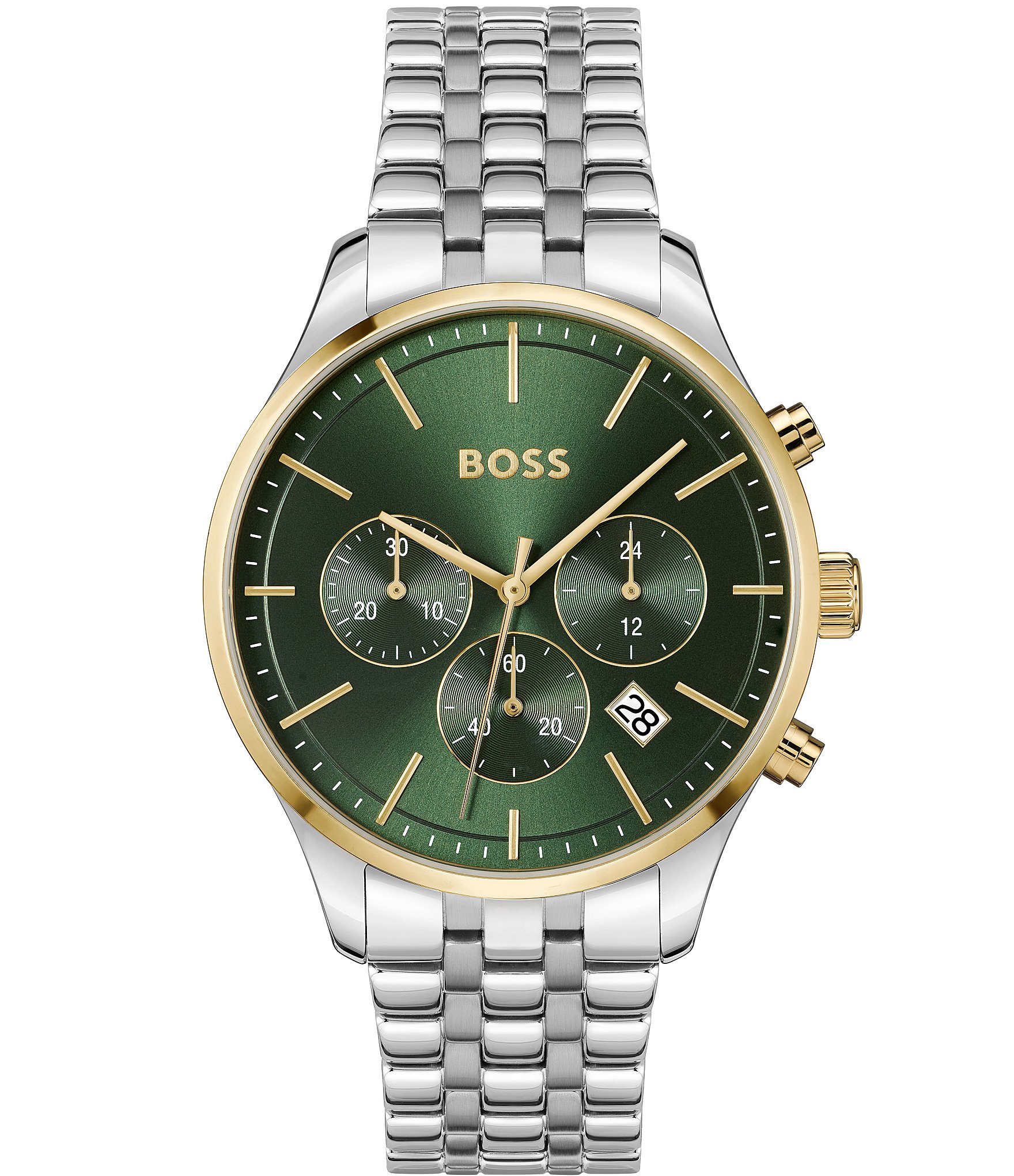 Hugo boss men's chronograph quartz watch with stainless steel bracelet hotsell