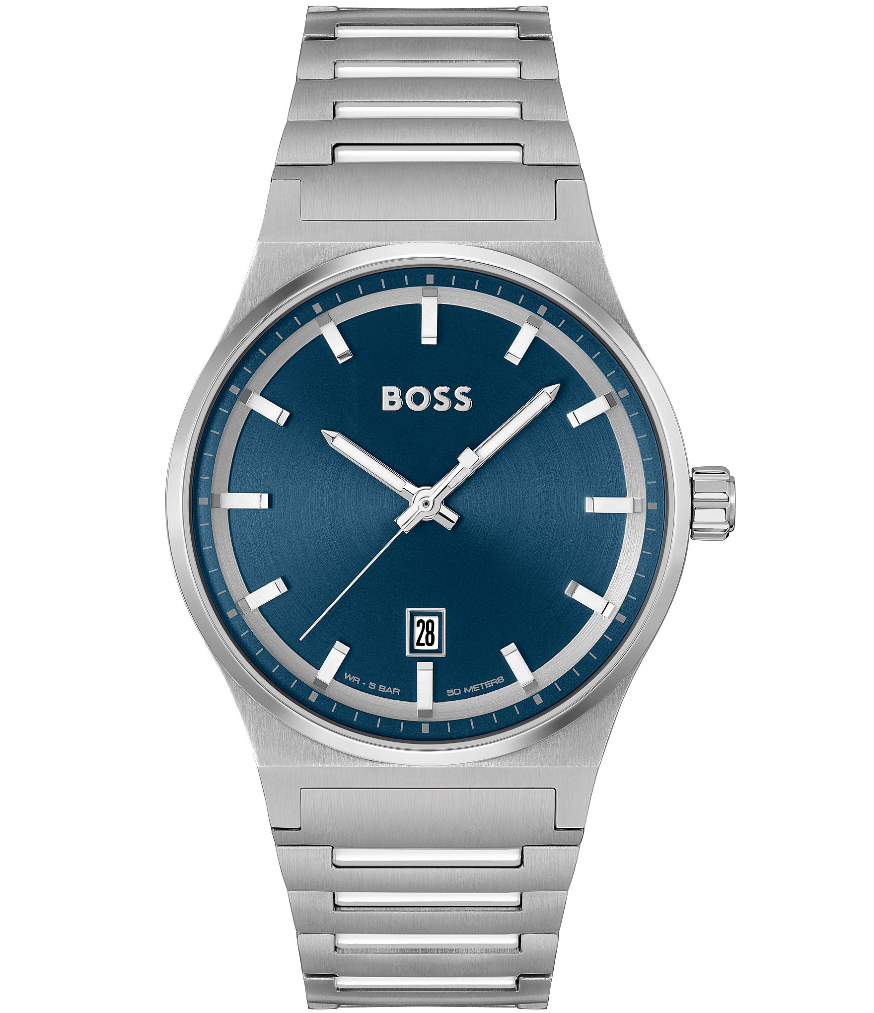 Hugo Boss Men's Candor Quartz Analog Stainless Steel Bracelet Watch