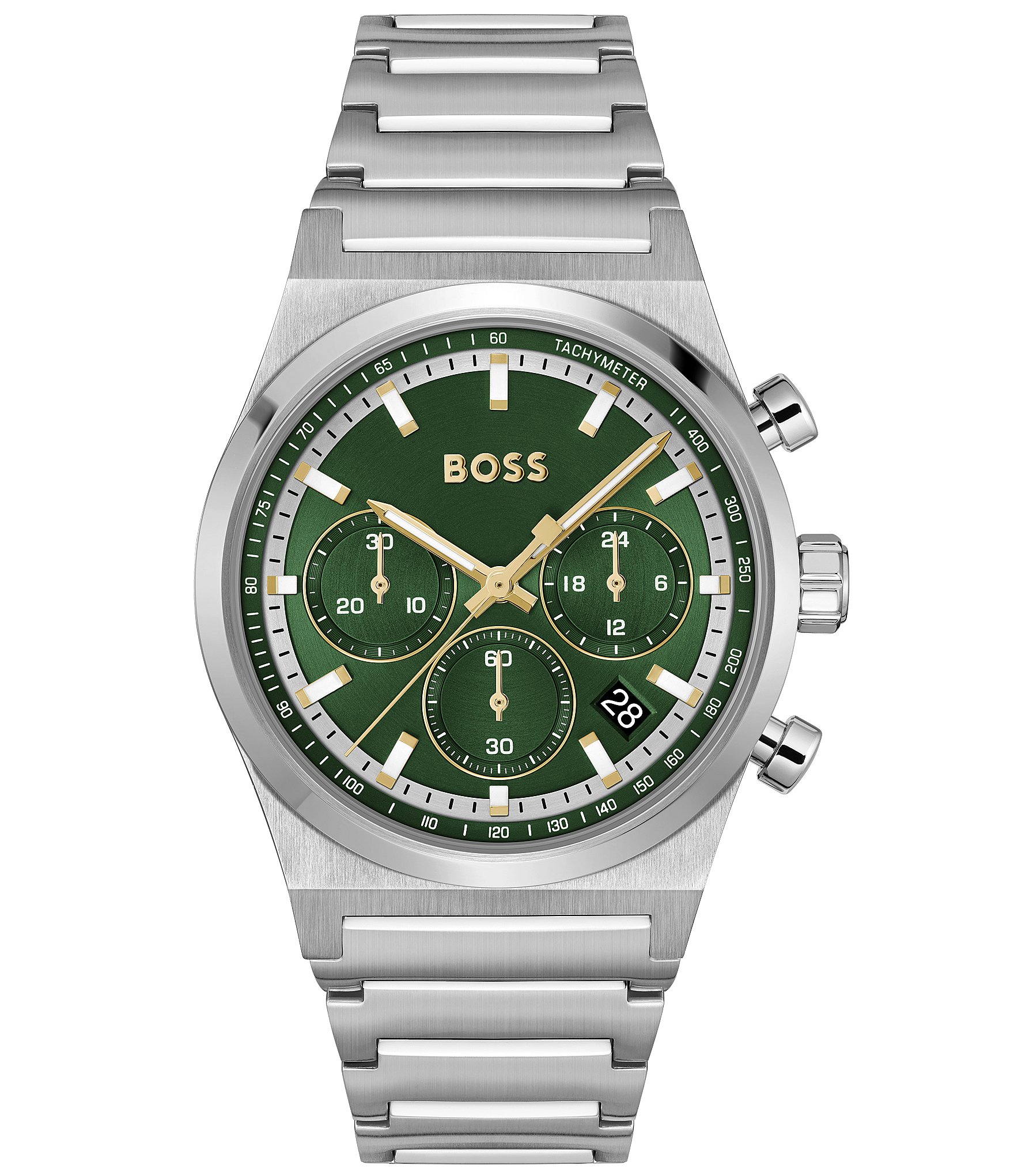 Hugo Boss Men's Candor Quartz Chronograph Stainless Steel Bracelet Watch