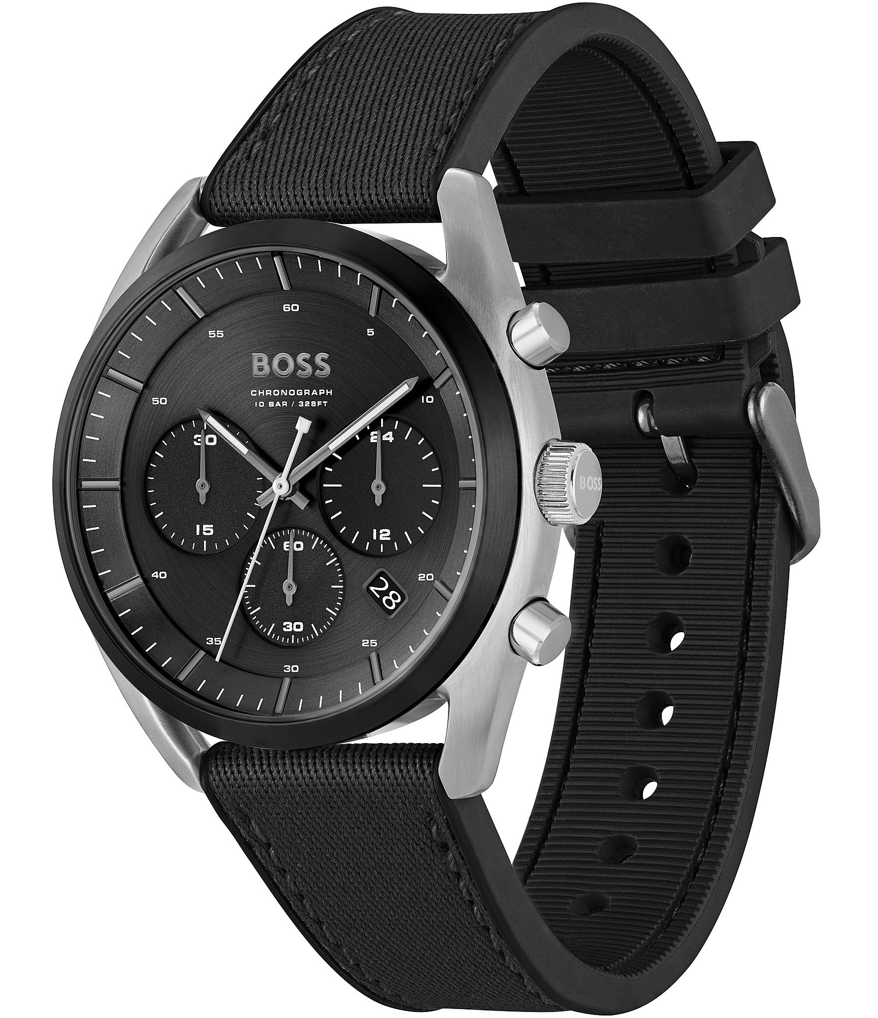 Hugo Boss Men's Chronograph Black Strap Watch