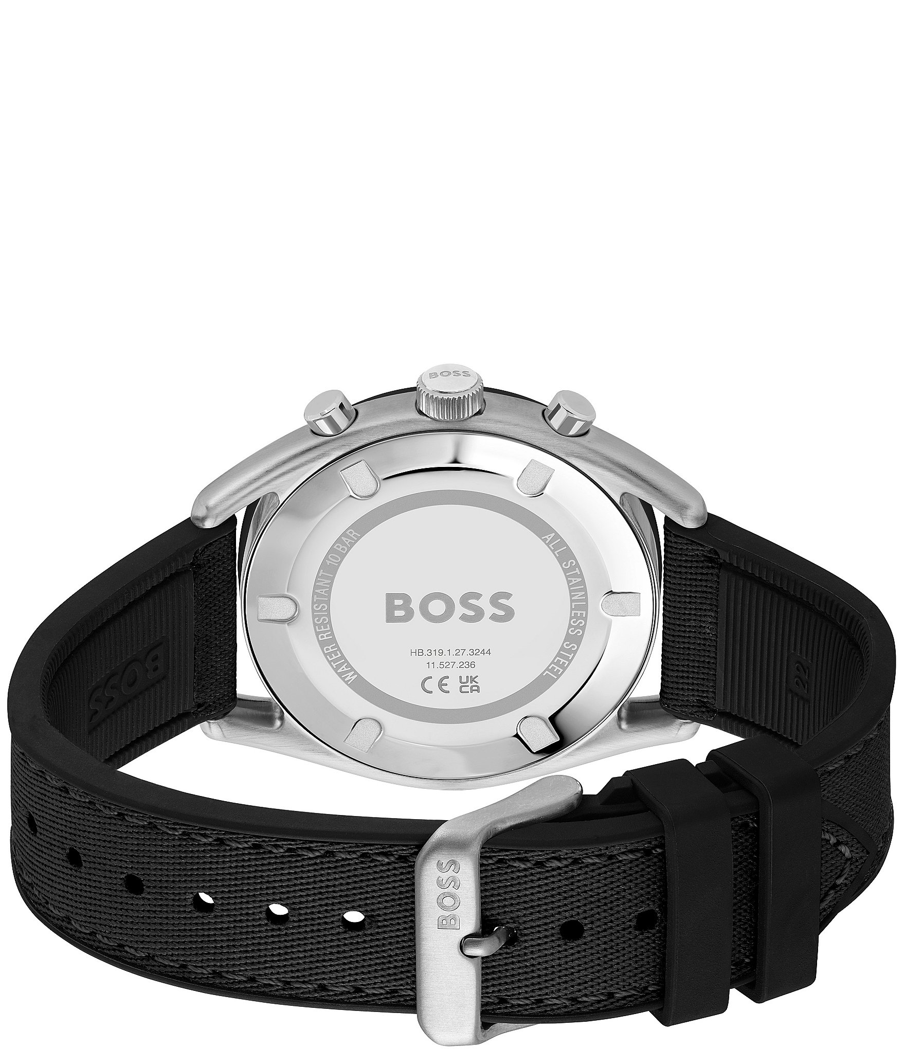 Hugo Boss Men's Chronograph Black Strap Watch