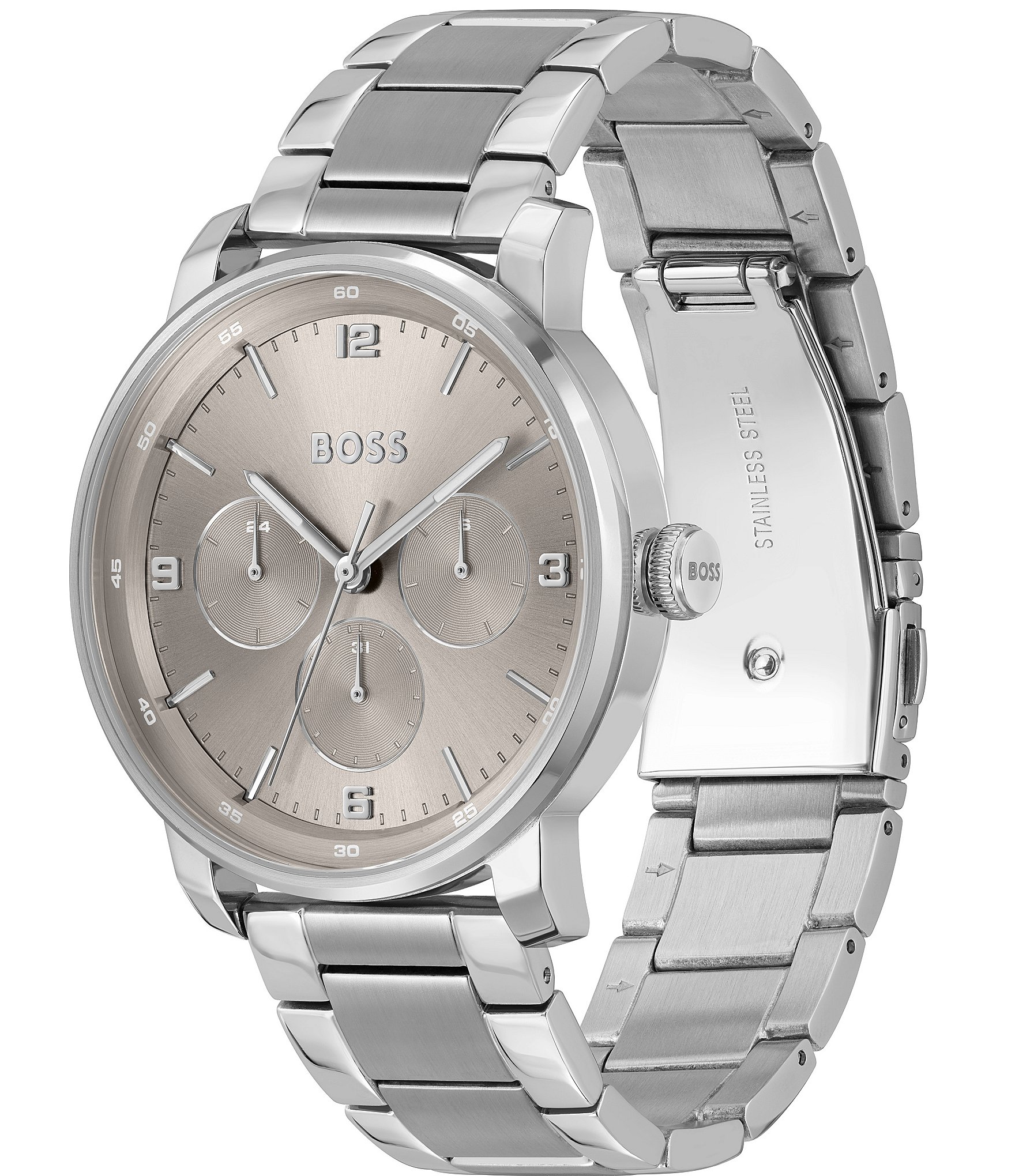 Hugo Boss Men's Contender Multifunction Stainless Steel Bracelet Watch