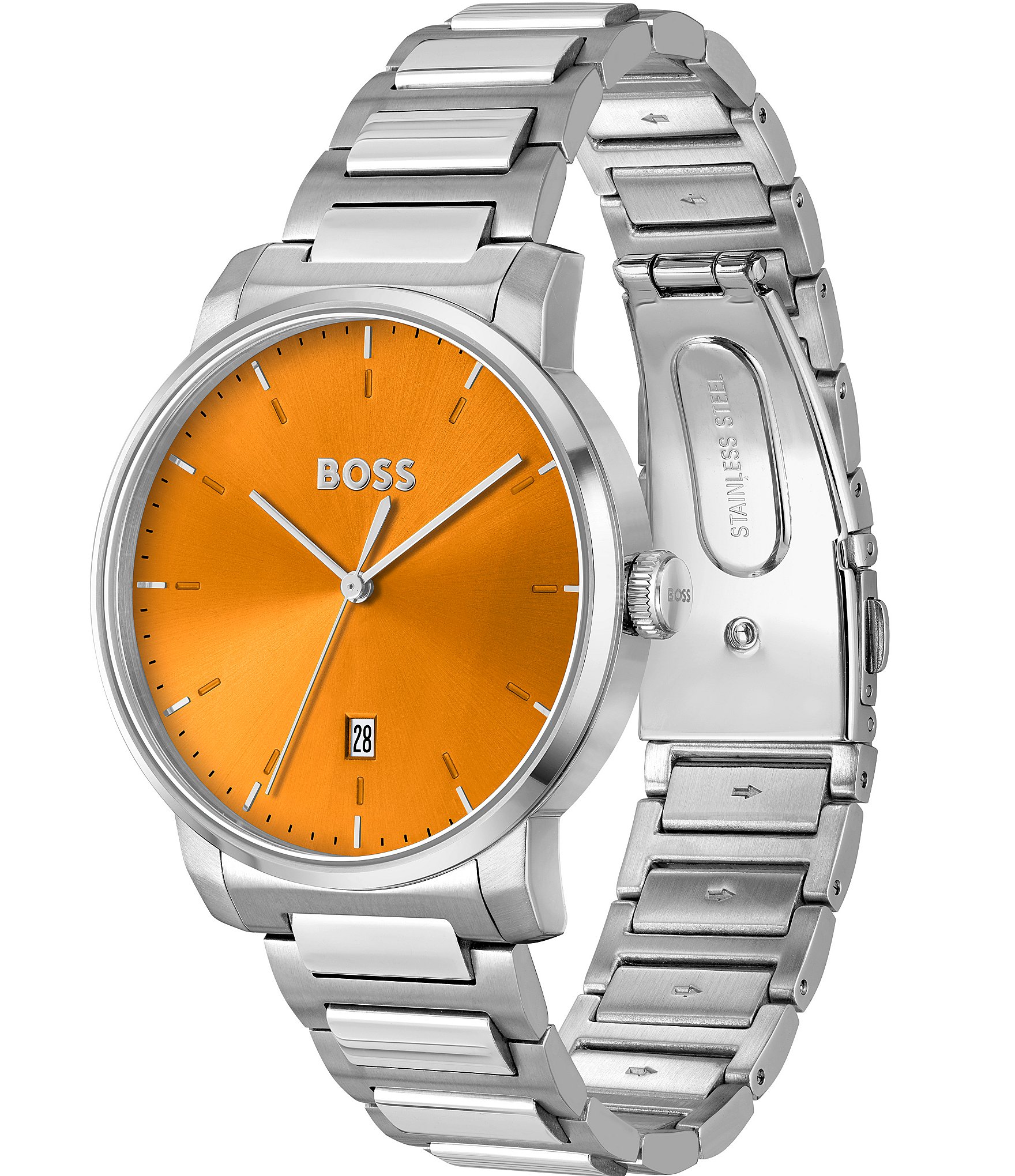 Hugo Boss Men's Dean Quartz Analog Stainless Steel Bracelet Watch