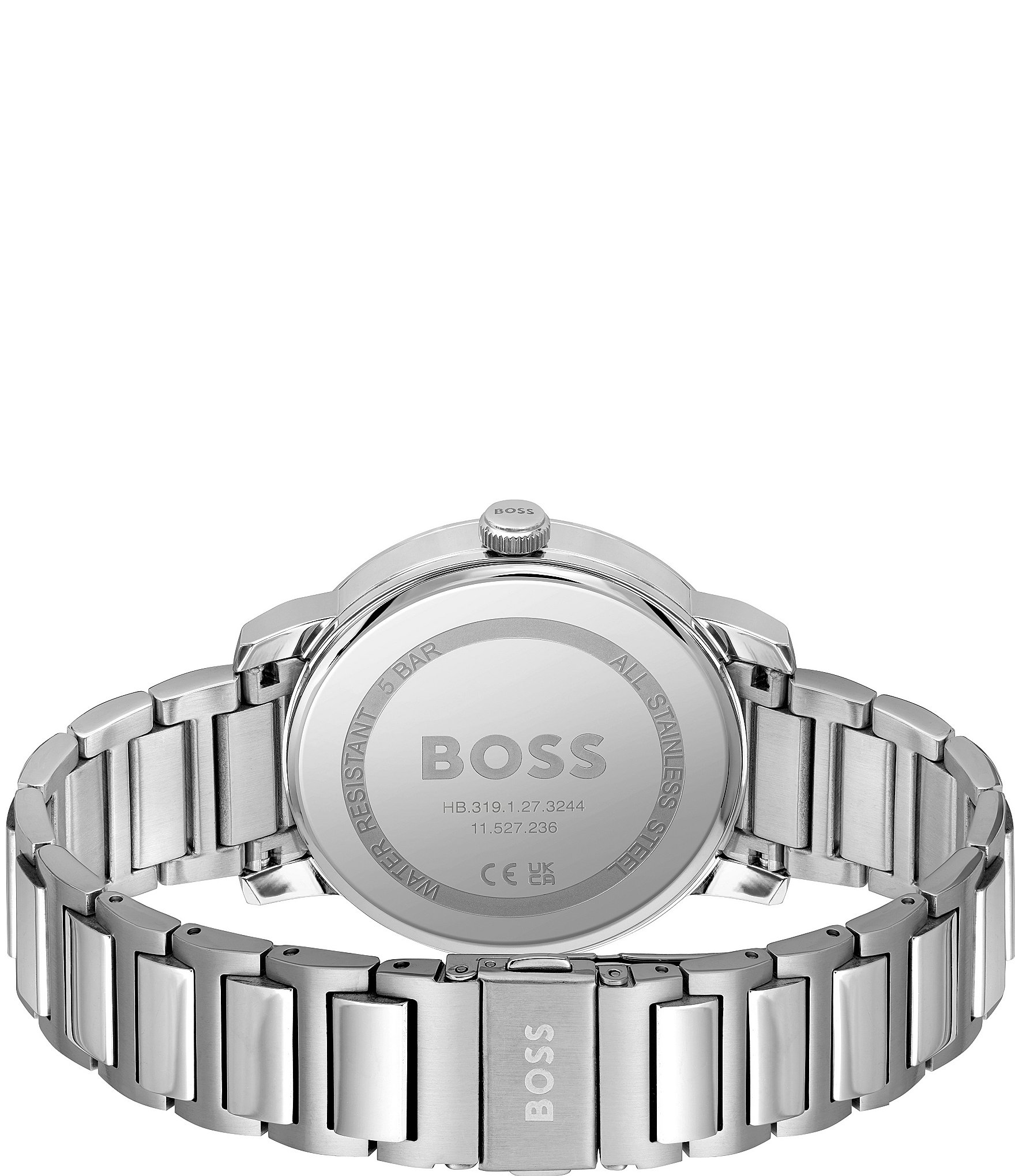 Hugo Boss Men's Dean Quartz Analog Stainless Steel Bracelet Watch