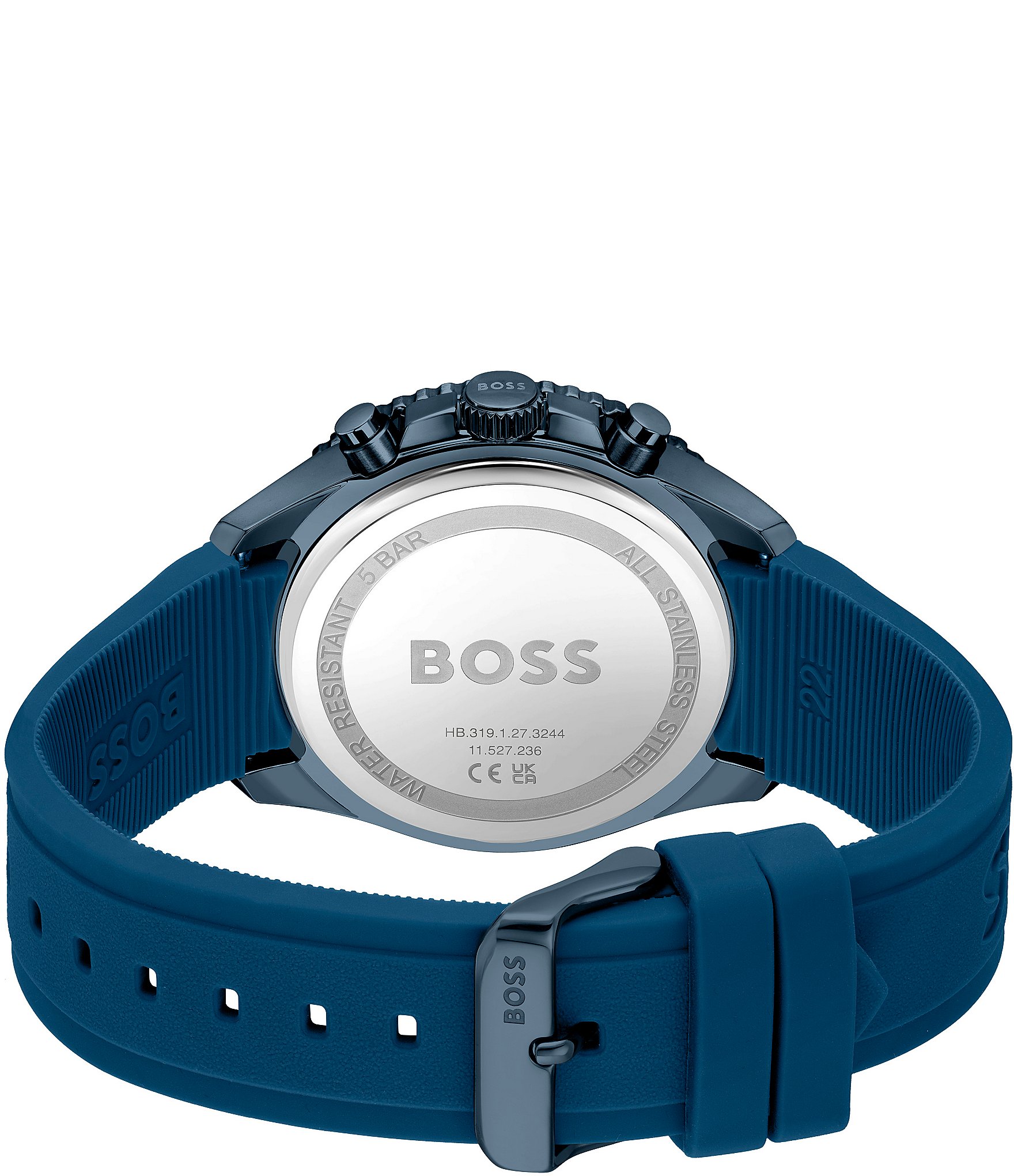 Hugo Boss Men's Runner Quartz Chronograph Silicone Strap Watch