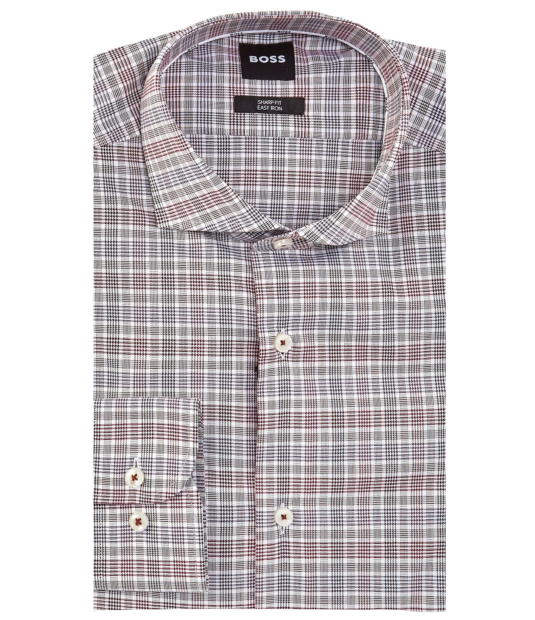 16.5 34/35 HUGO by Hugo Boss plaid men’s dress newest shirt