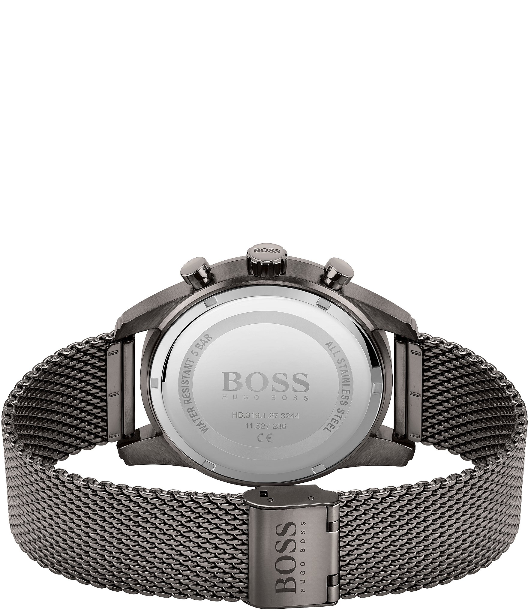 Hugo Boss Skyliner Grey Mesh Bracelet Watch