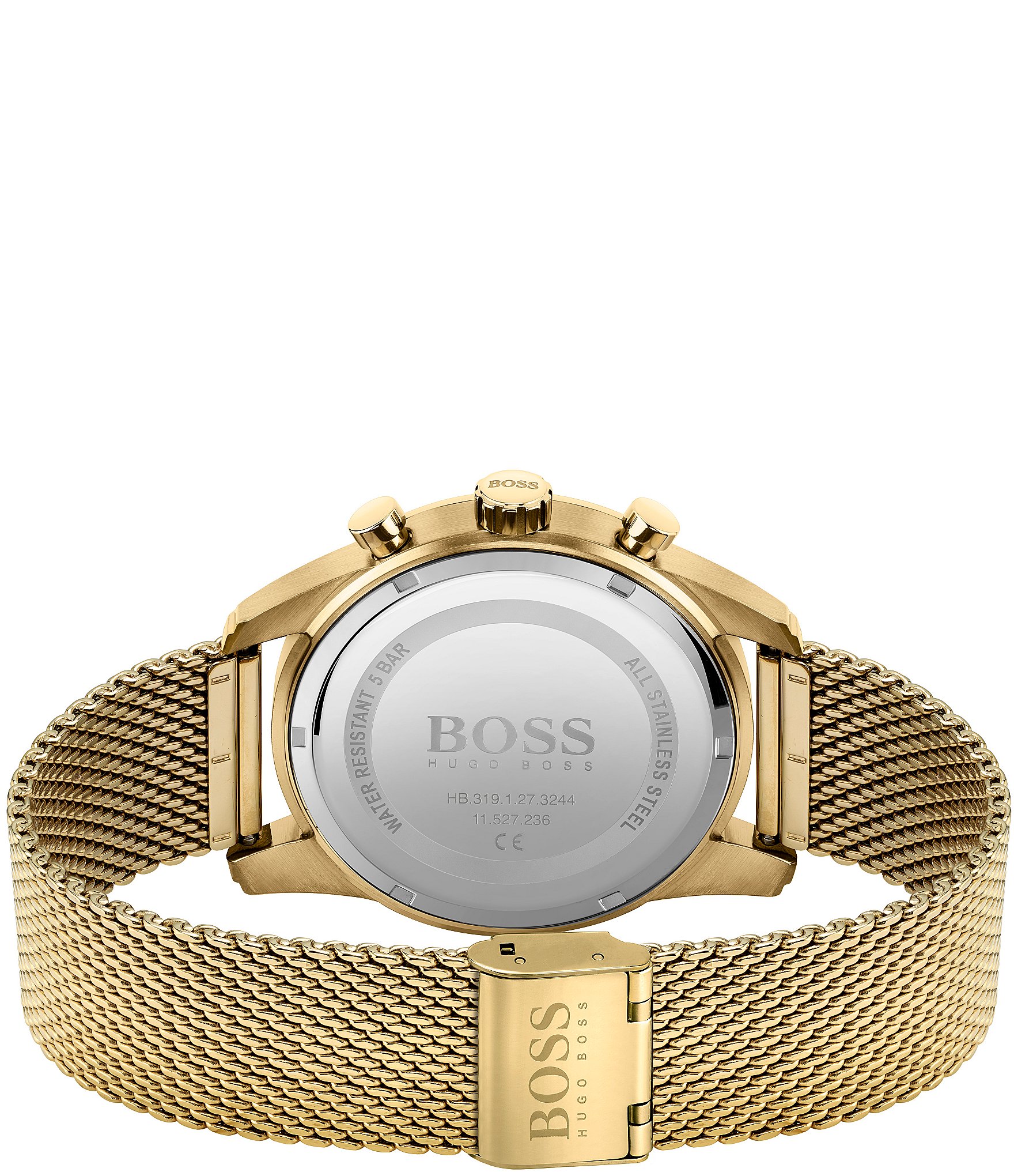 Hugo Boss Men's Skymaster Chronograph Mesh Bracelet Watch