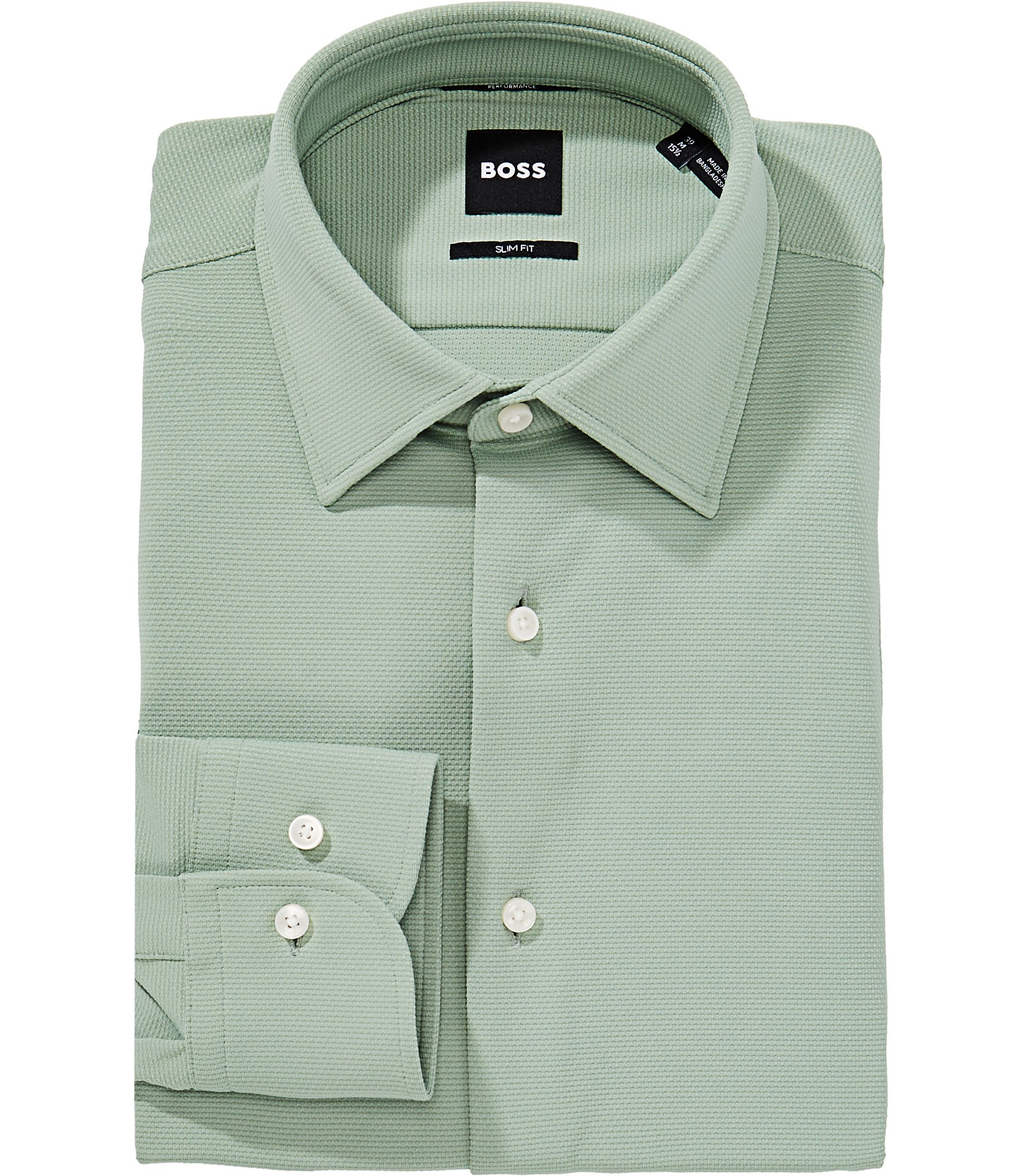 slim fit dress slacks OppoSuits Men's Magic Mint Long Sleeve Shirt, Small main image 1