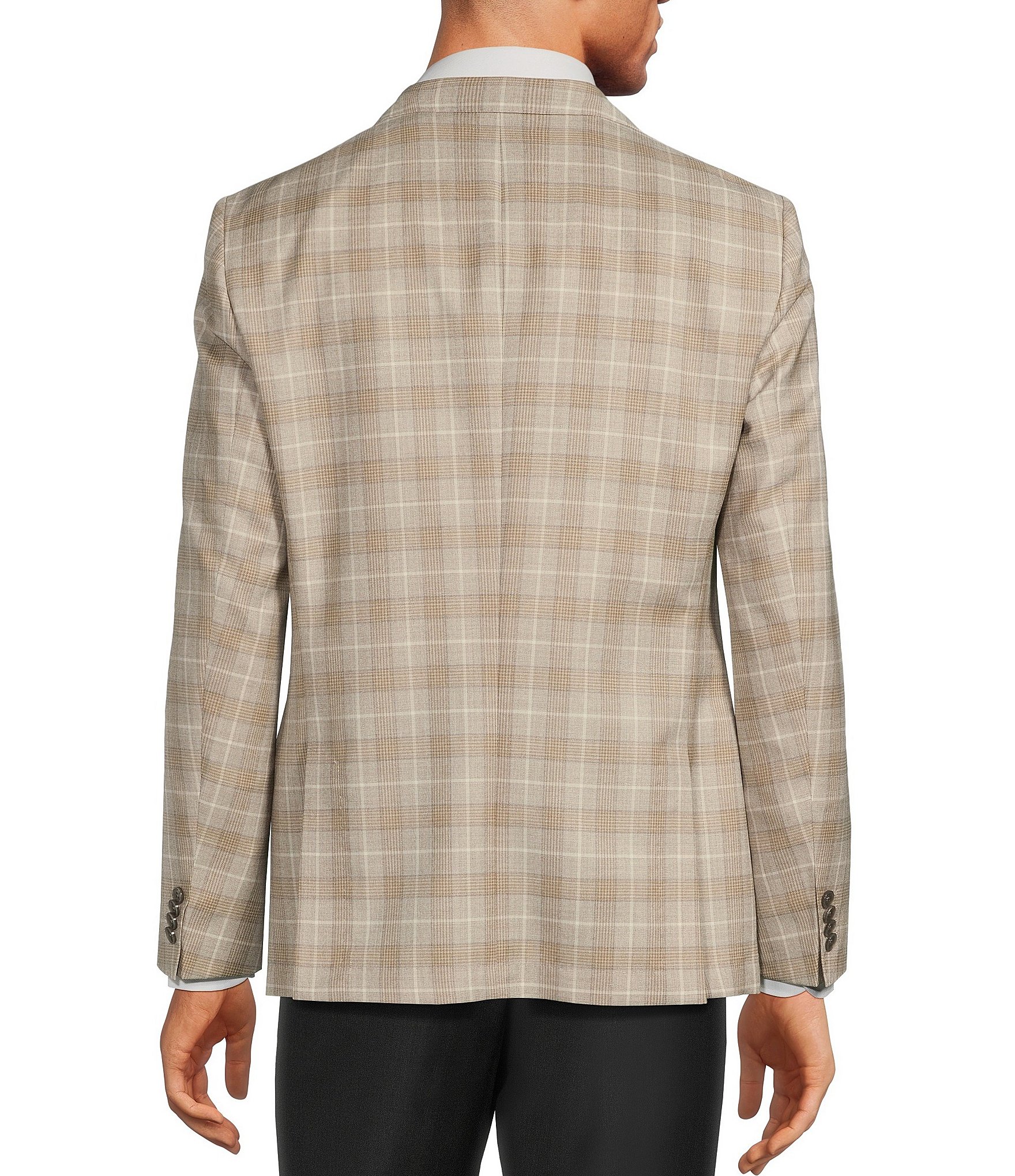 Hugo Boss Slim Fit Plain Check Pattern Sport Coat