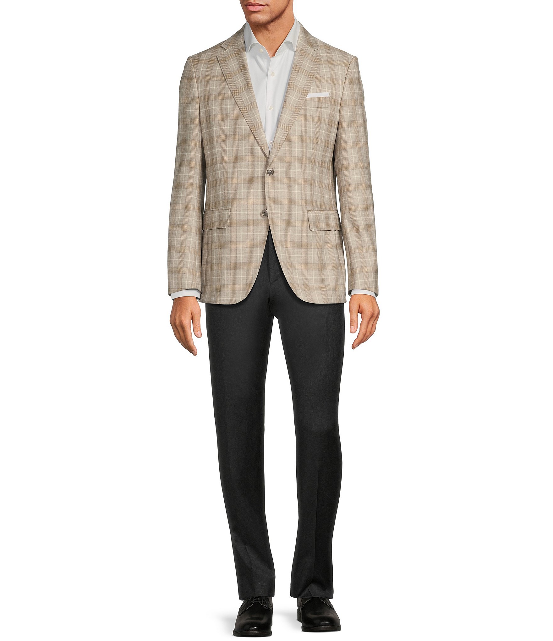 Hugo Boss Slim Fit Plain Check Pattern Sport Coat