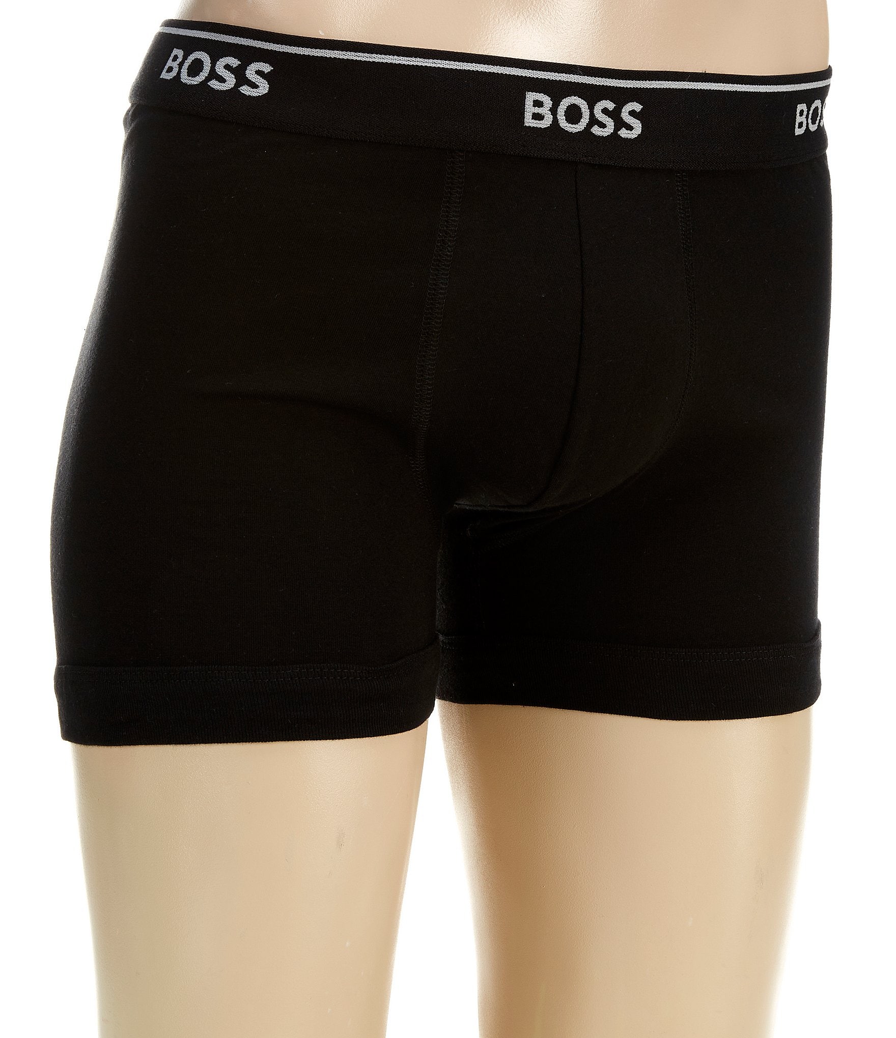 Hugo Boss Solid Boxer Briefs 3-Pack