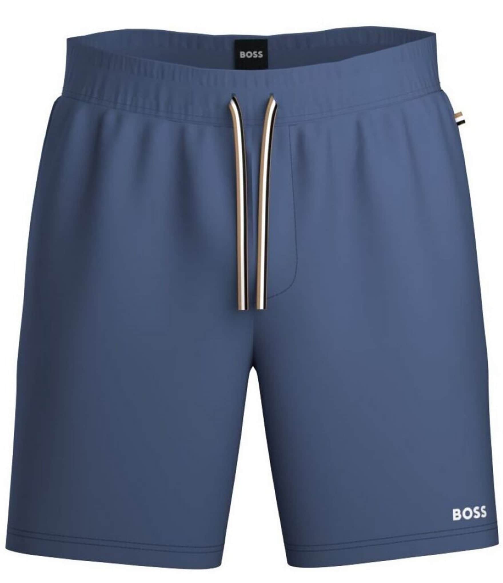 BOSS elasticated-waist shorts - Blue