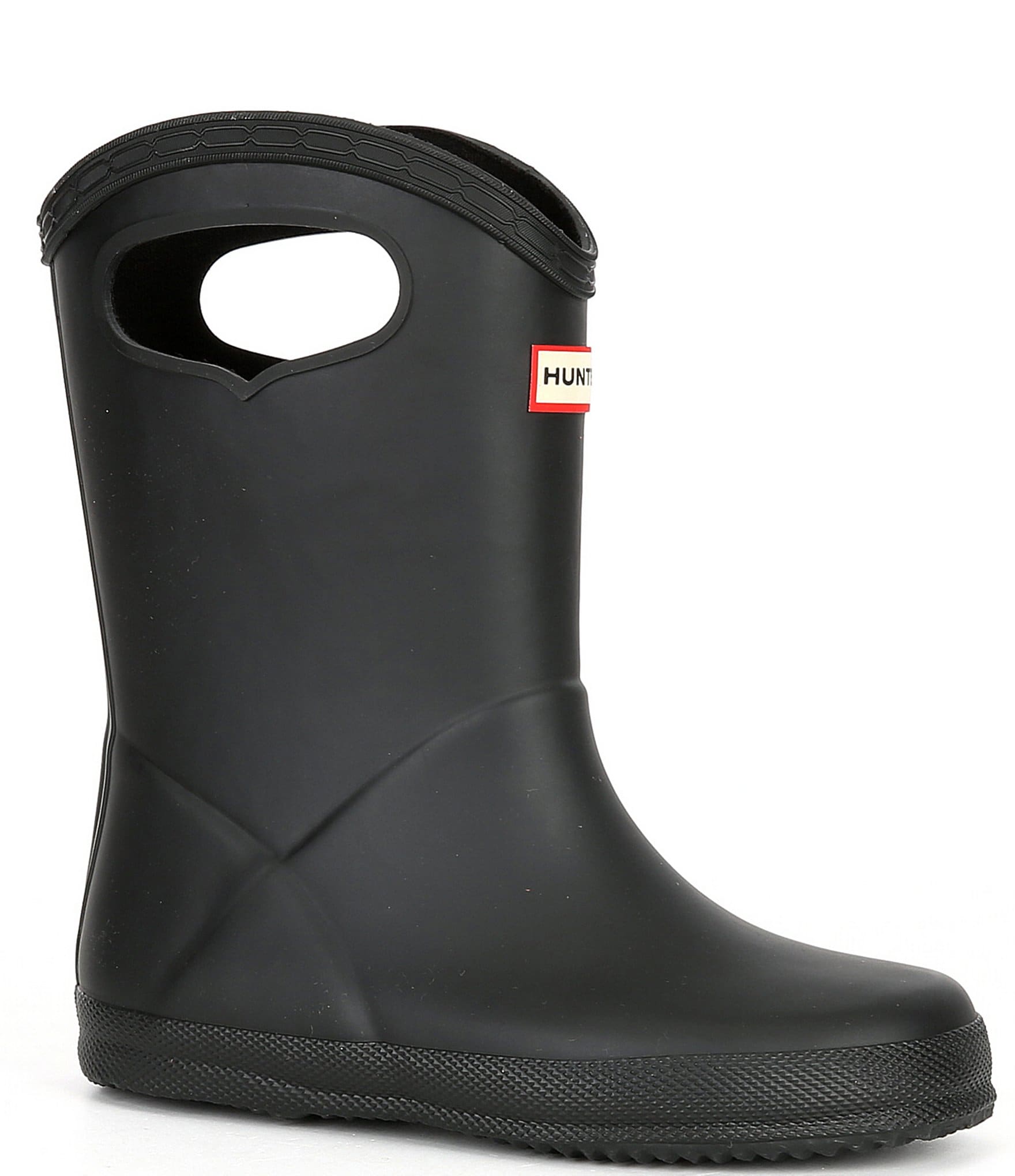 Black rain outlet boots for girls