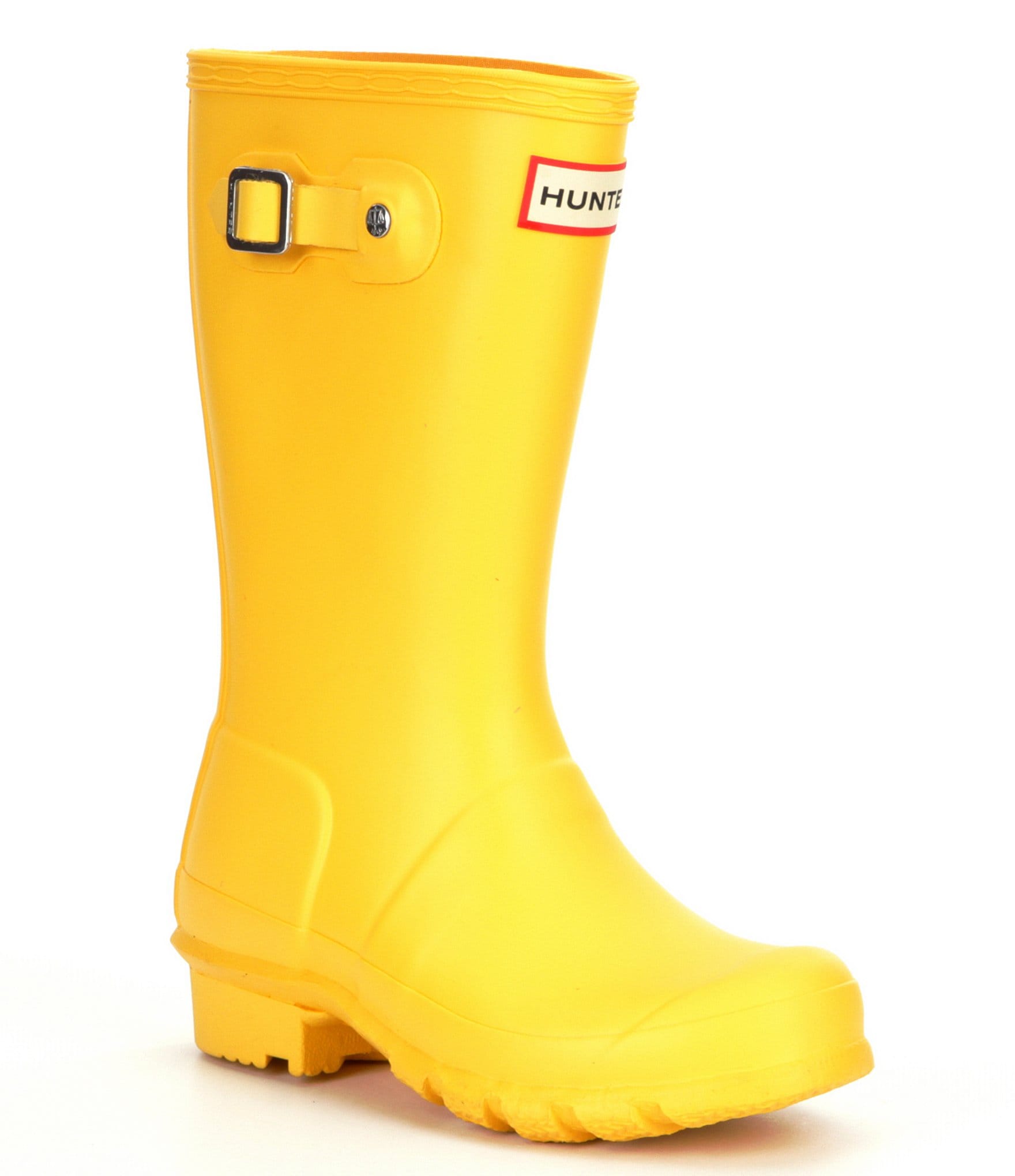Hunter Boys' Original Matte Waterproof Buckle Strap Rain Boots | Dillards
