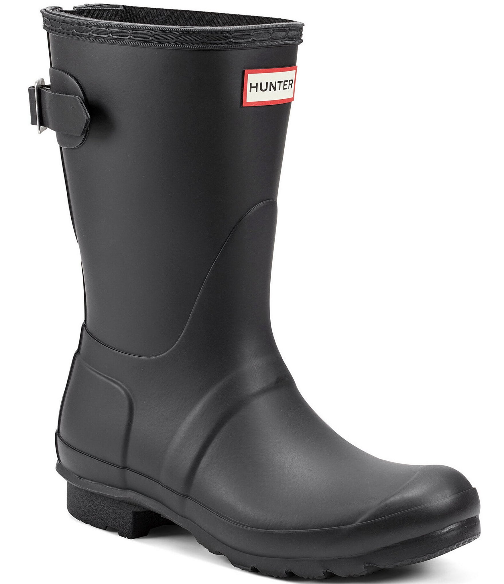 Hunter Original Short Adjustable Back Matte Rain Boots | Dillard's