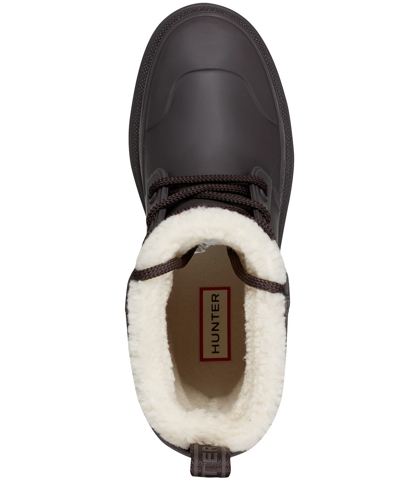 Hunter Women's Diana Shearling Combat Rain Boots