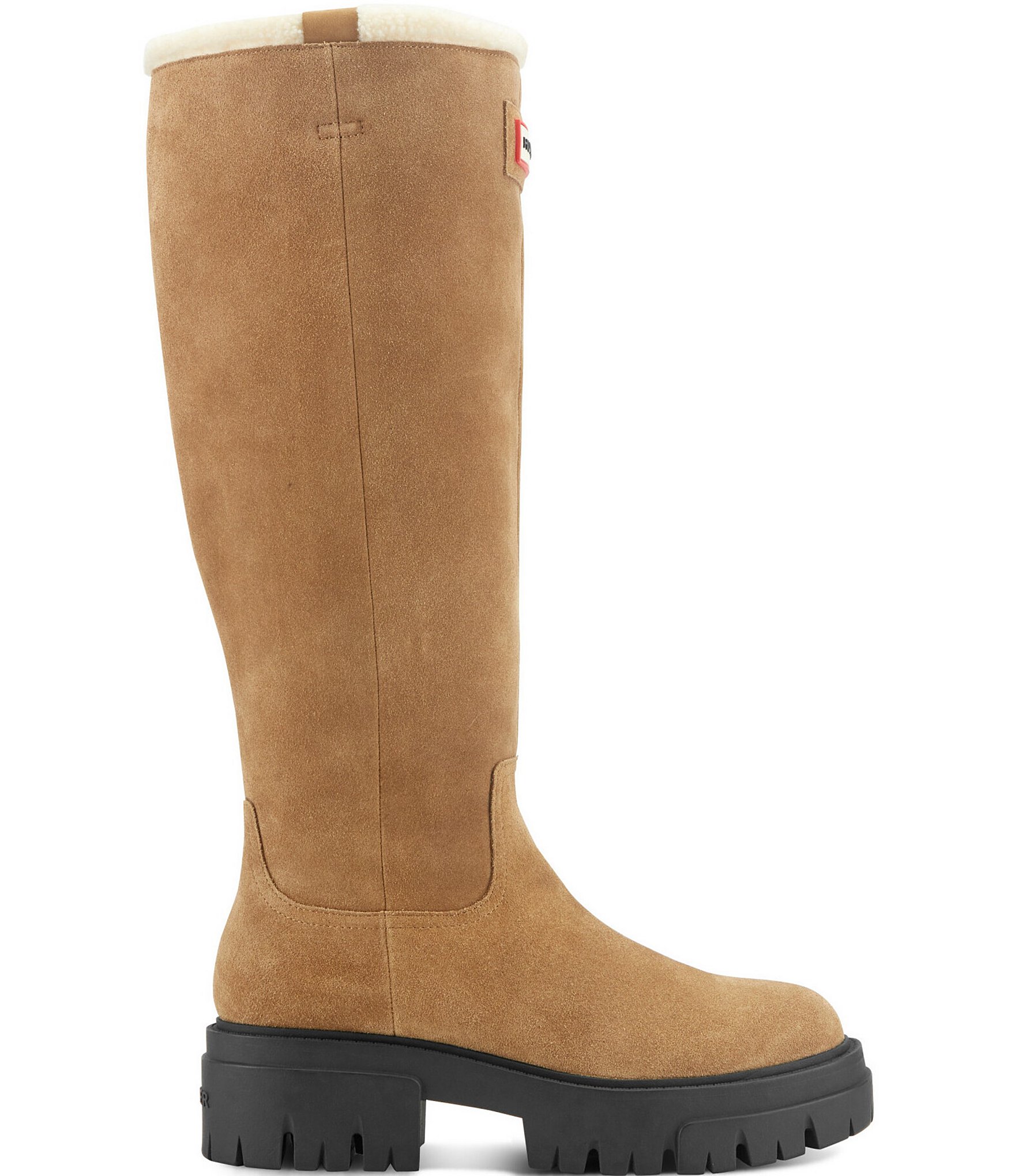 Hunter Women's Giania Insulated Waterproof Suede Tall Boots