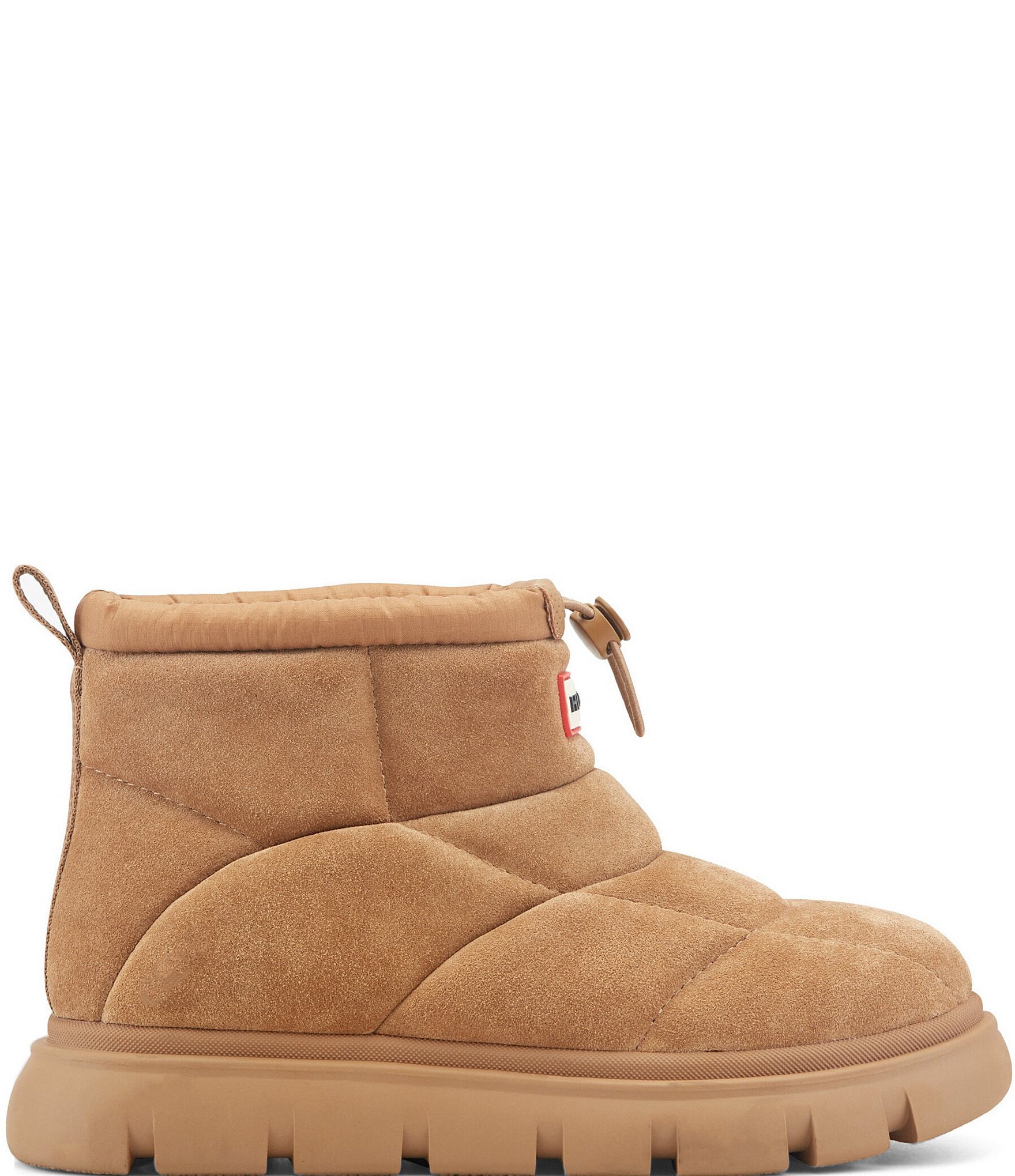 Hunter Women's Mist Waterproof Quilted Suede Mini Booties