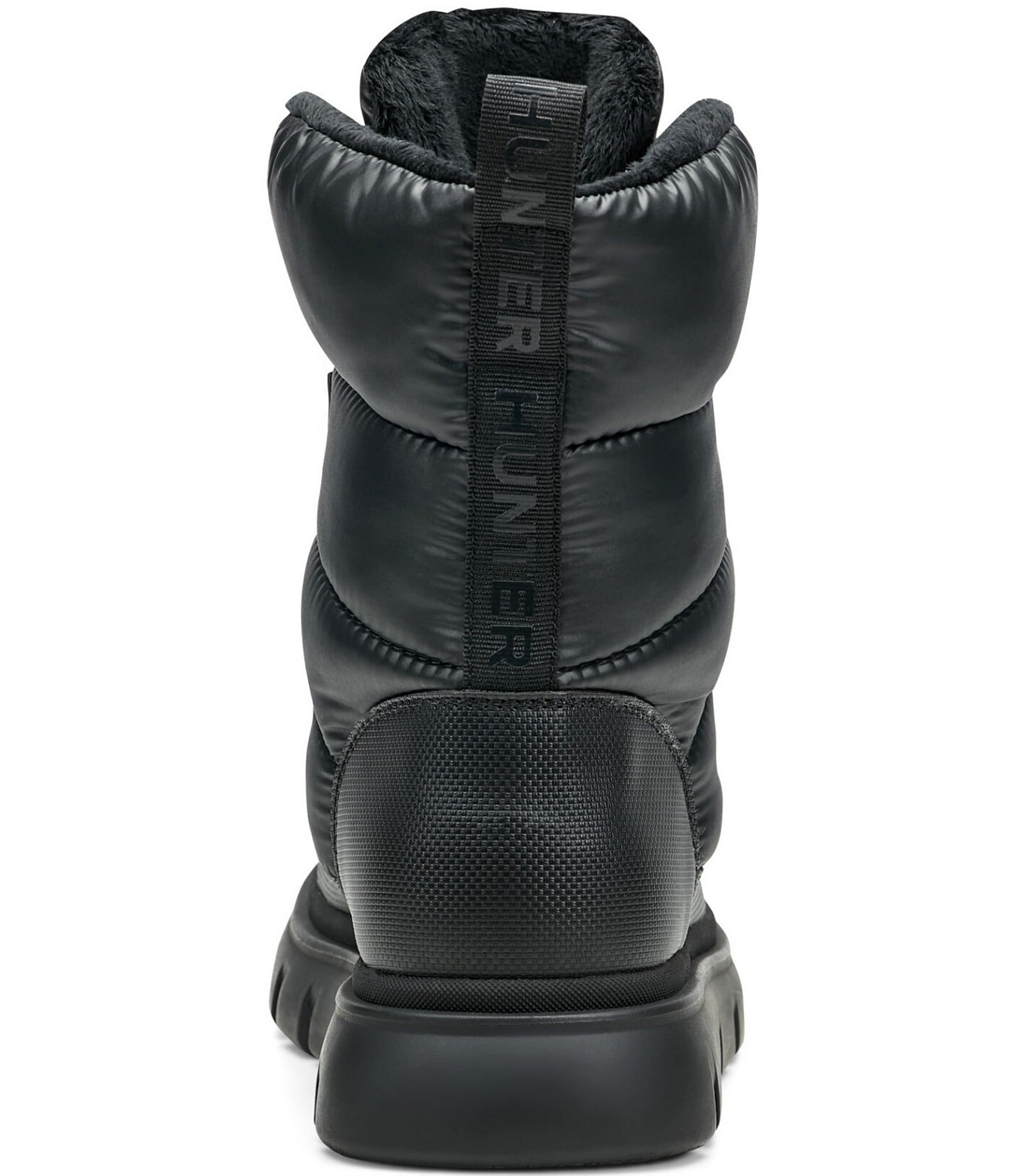 Hunter Women's Moon Waterproof Puffy Lace Up Boots