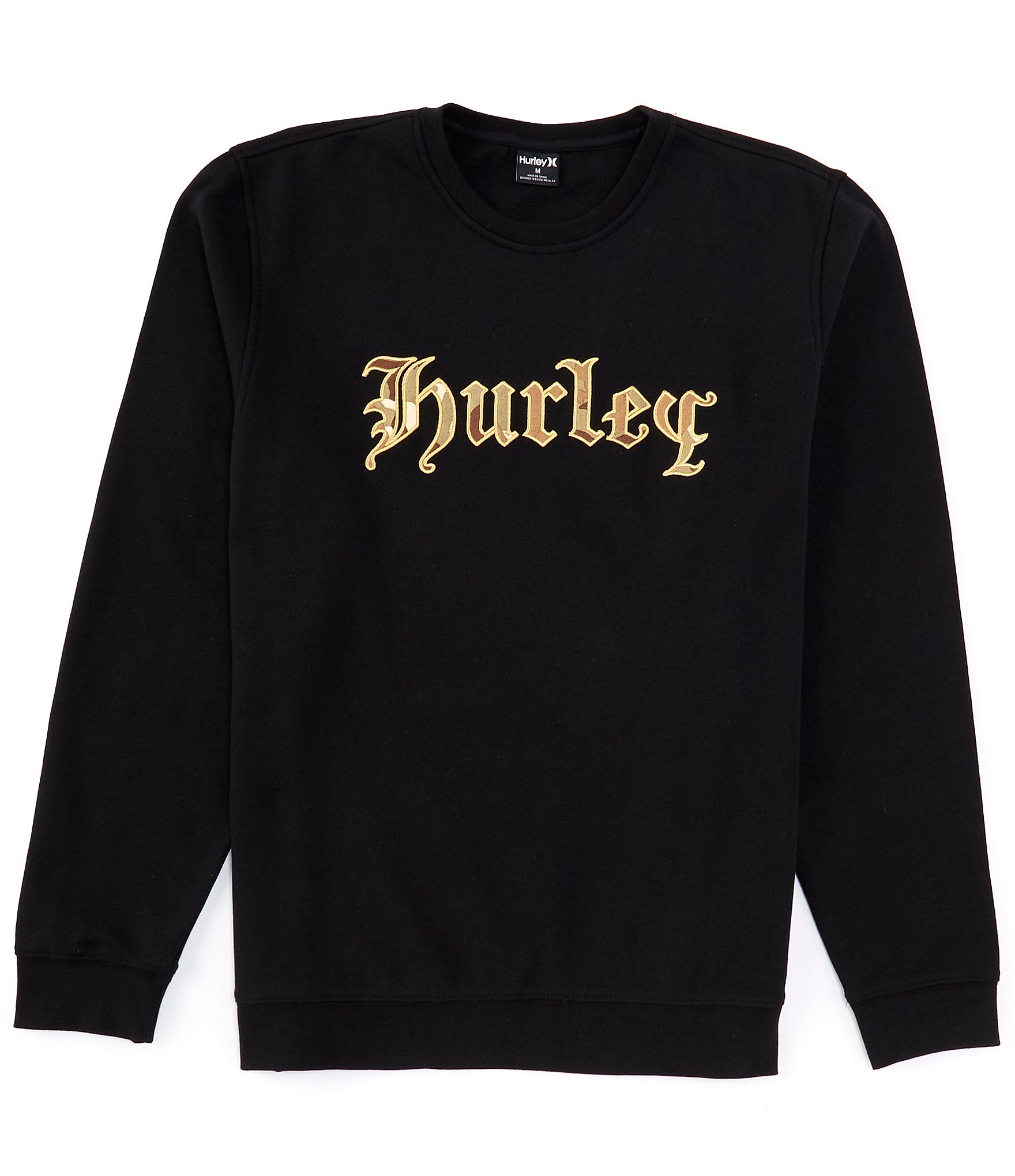 Hurley 25th S3 Long Sleeve Brushed Fleece Sweatshirt