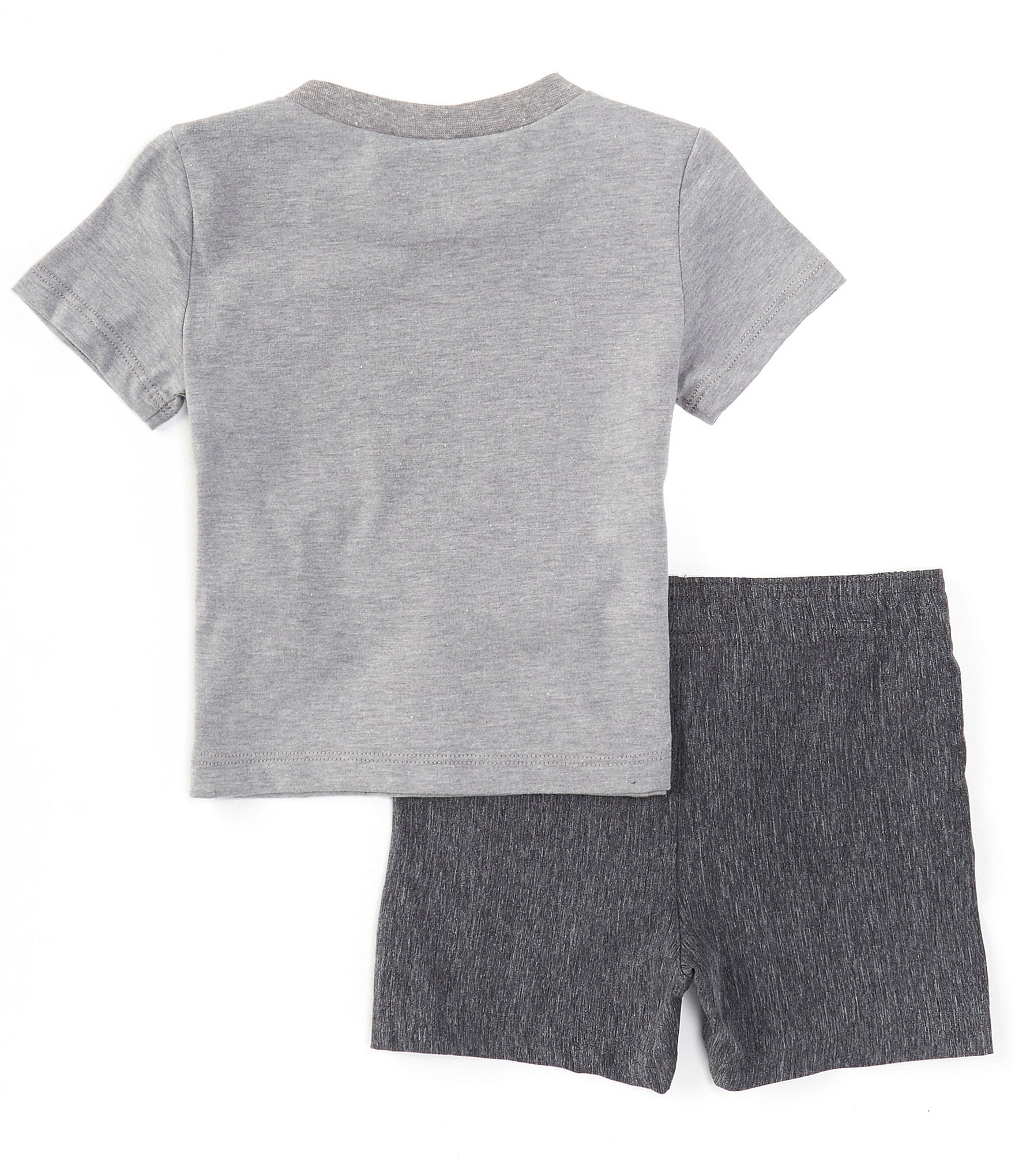 Hurley Baby Boys 12-24 Months Short Sleeve Big Bite Jersey T-Shirt & Solid Twill Shorts Set